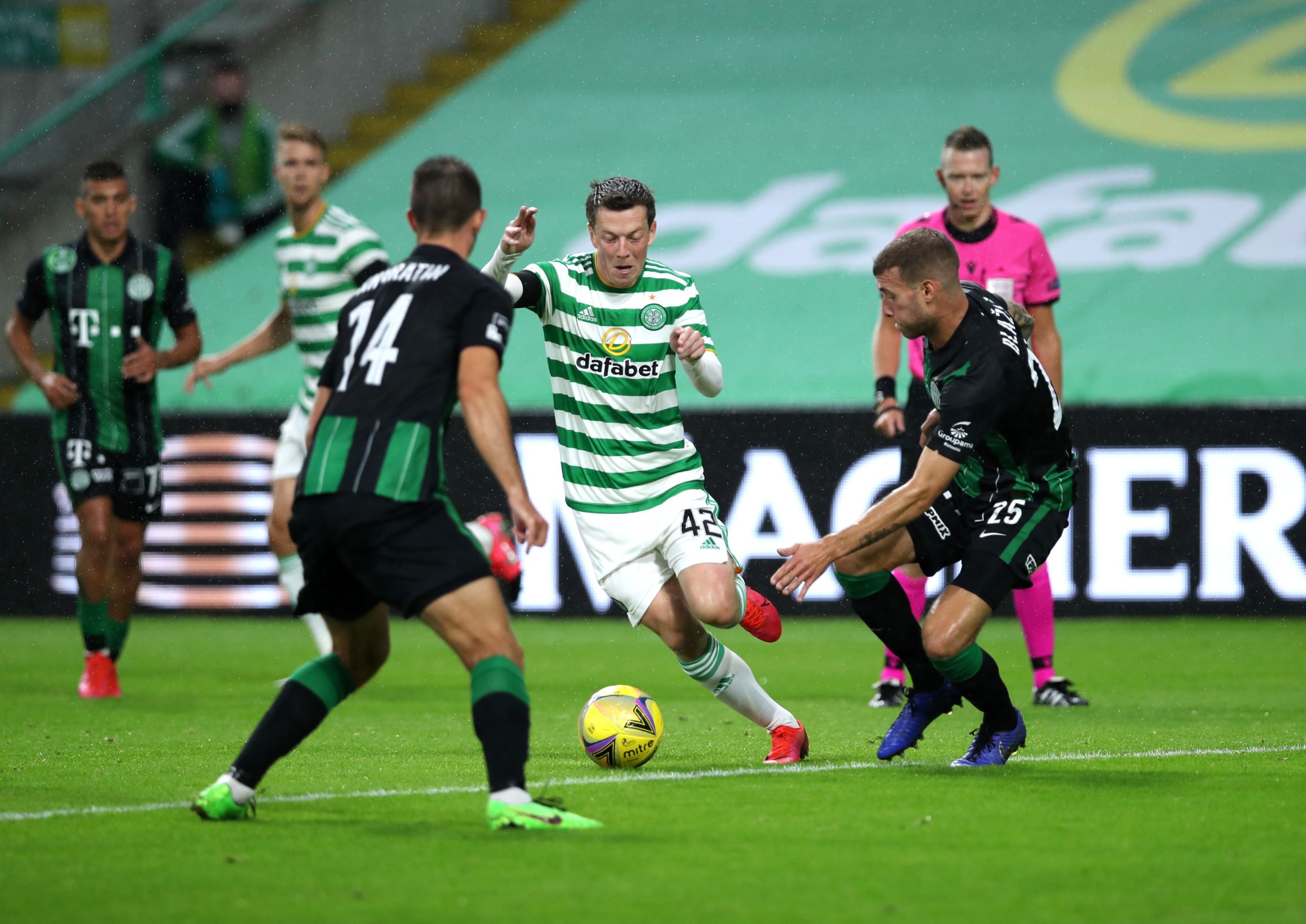 Callum McGregor in action for Celtic
