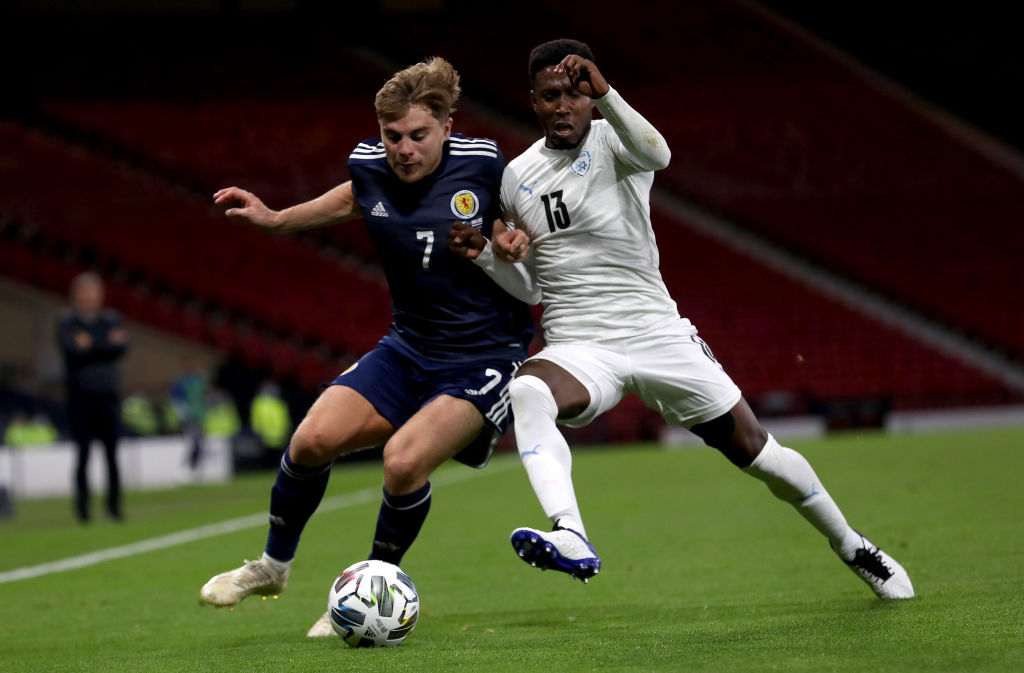 James Forrest will have been disappointed on Friday night