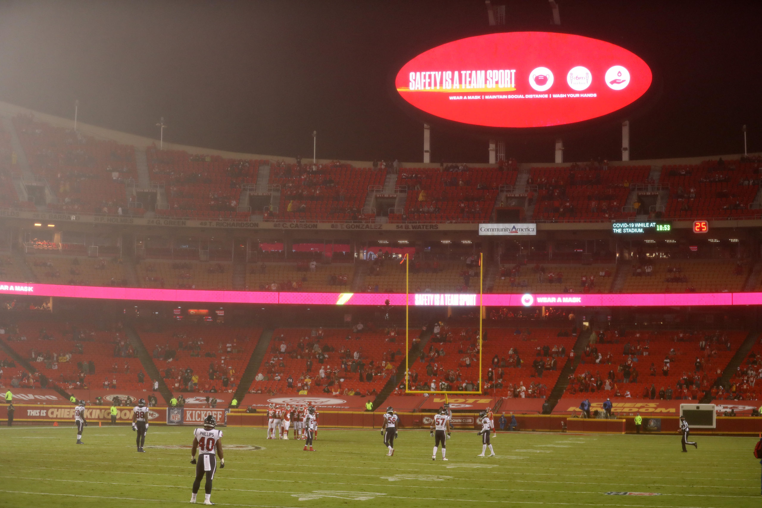 The Houston Texans v Kansas City Chiefs game which Neil Lennon discusses