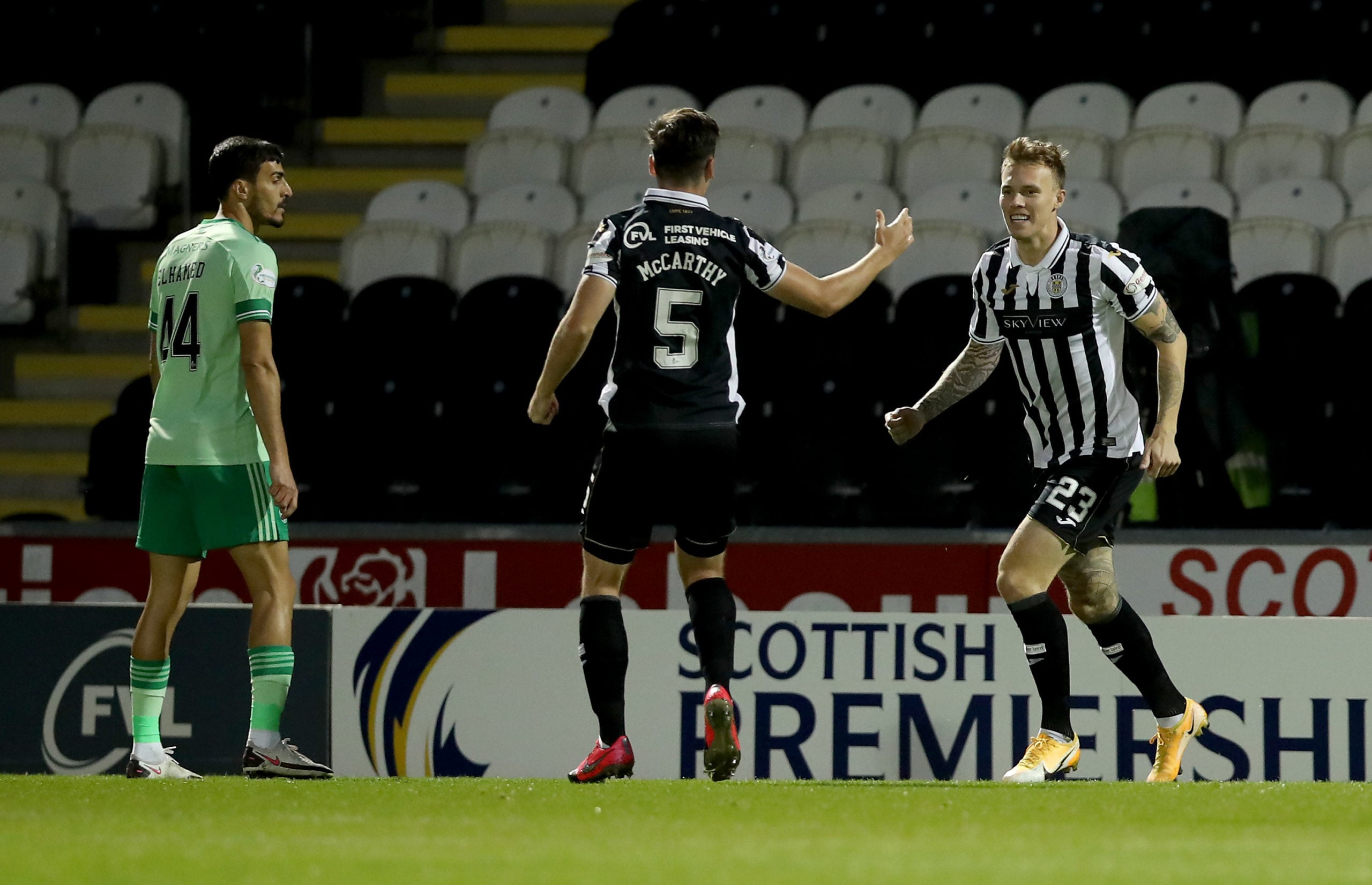 St Mirren netted the opener against Celtic last night