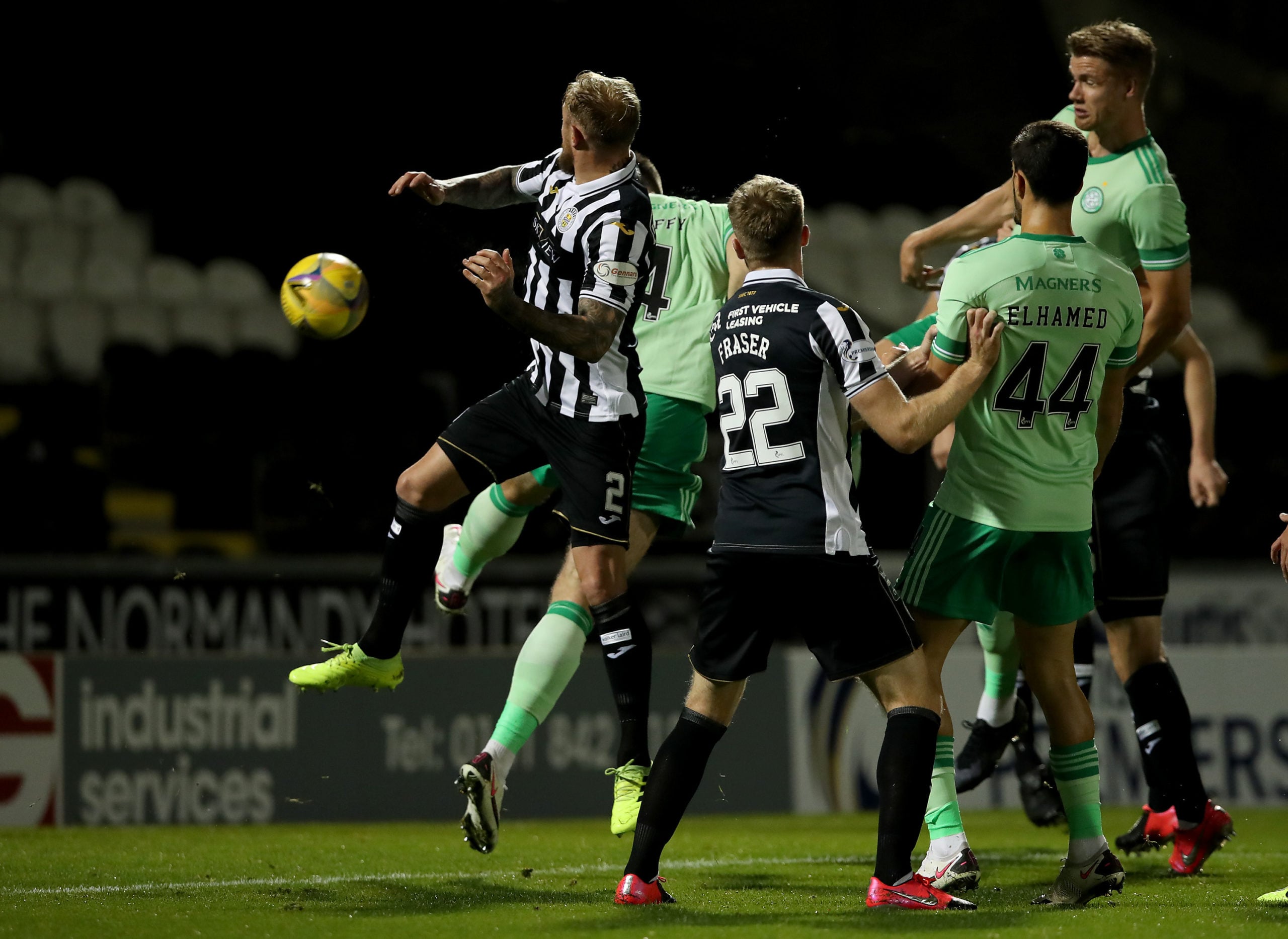 Shane Duffy scores for Celtic