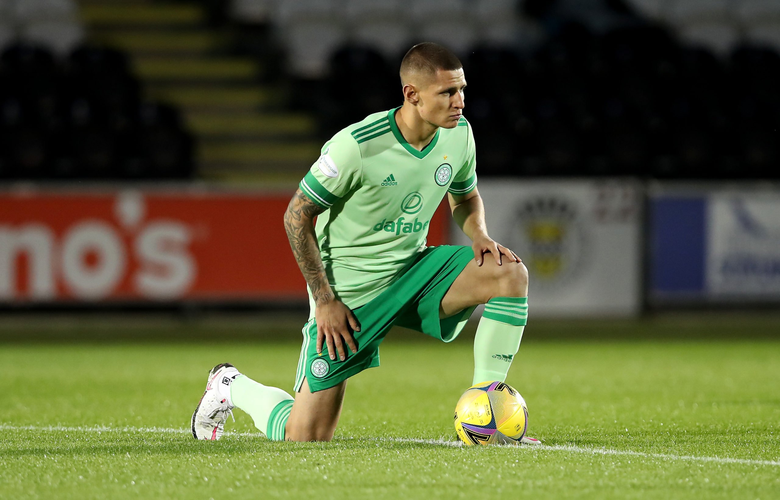 Celtic striker Patryk Klimala's Falkirk omission only fuels exit speculation