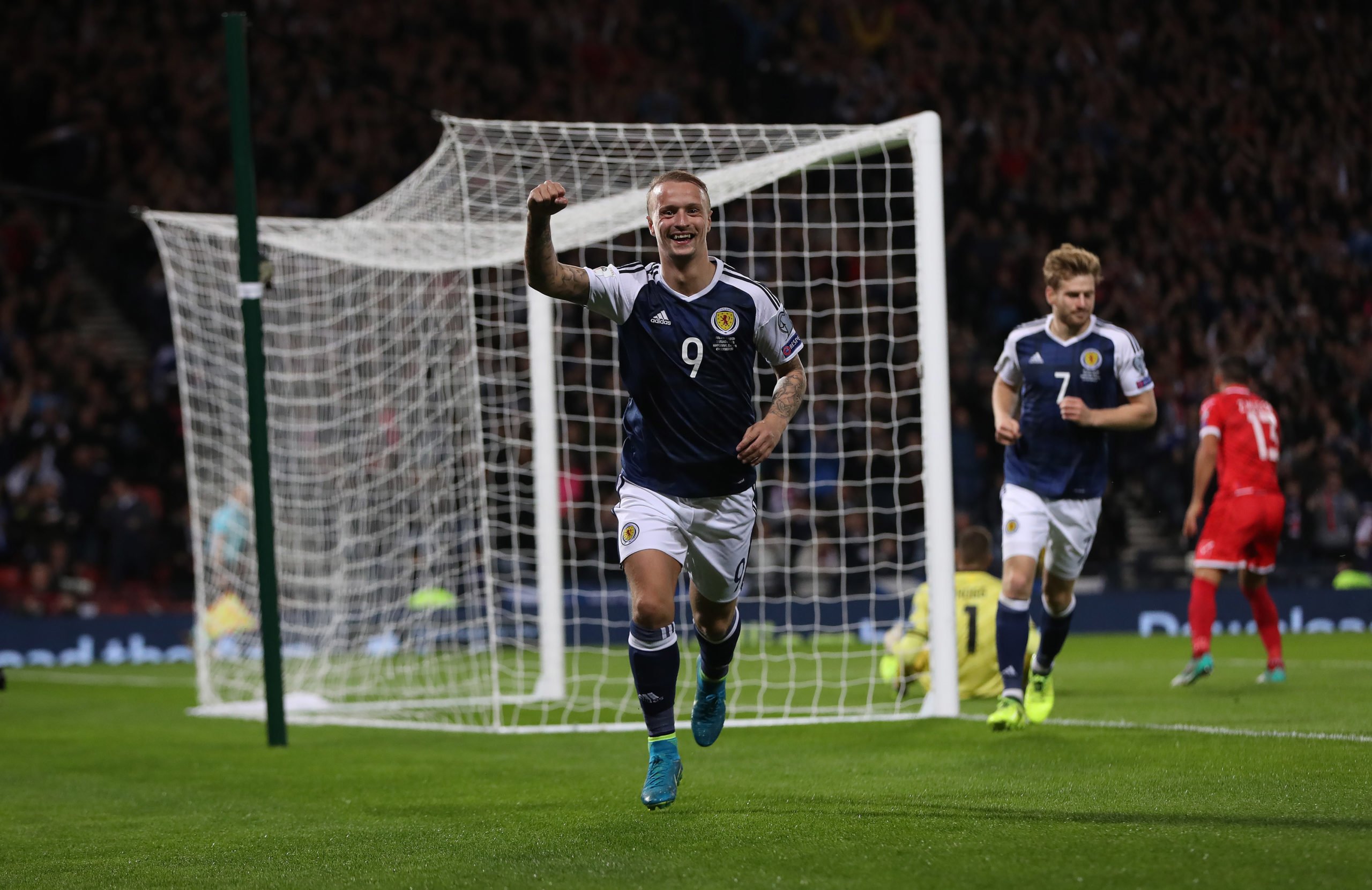 Celtic and Scotland striker Leigh Griffiths