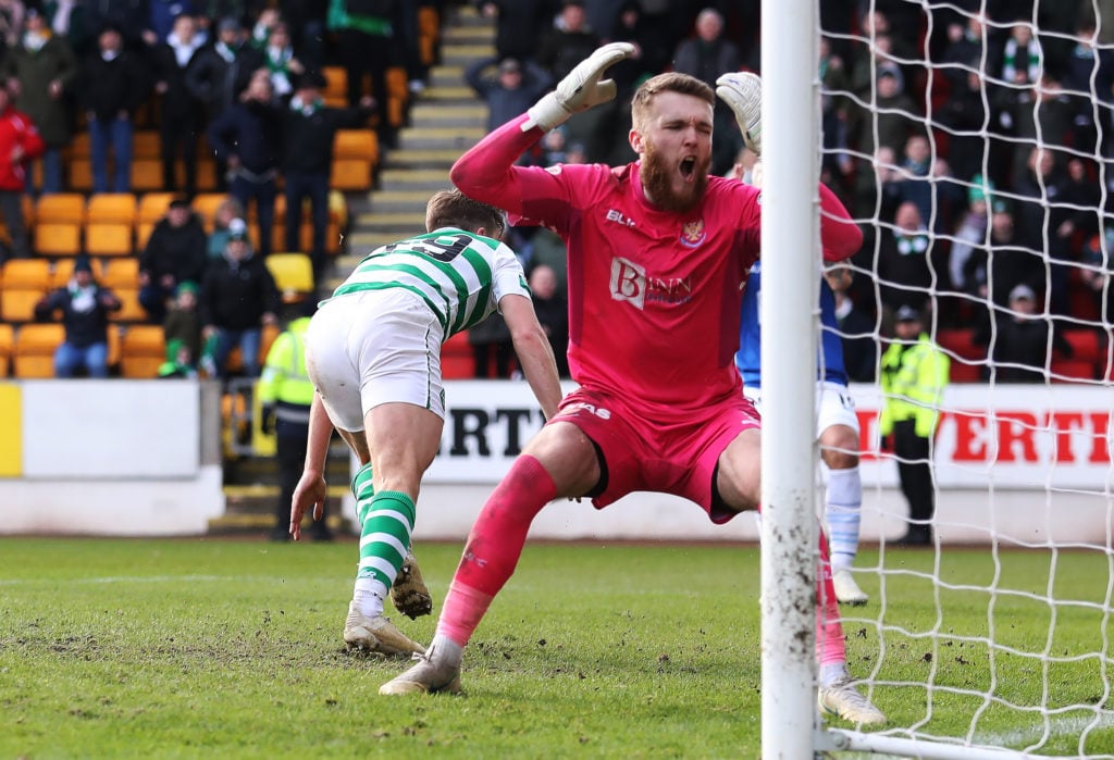 Zander Clark hasn't had much luck against Celtic in the past