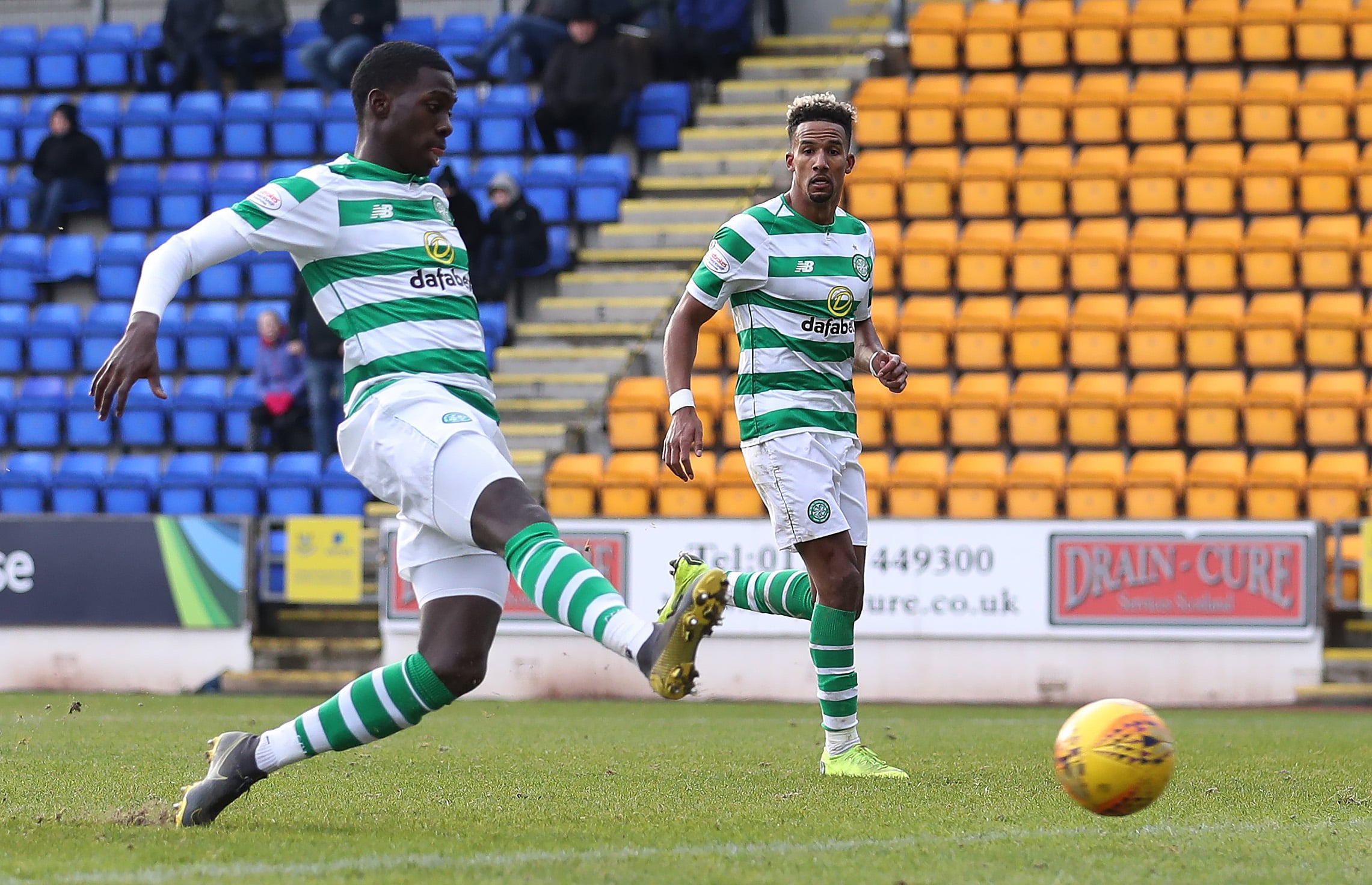 Timothy Weah scores for Celtic
