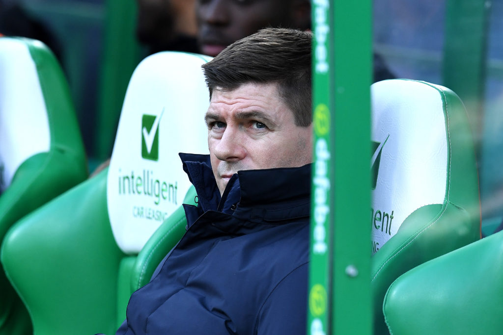 Steven Gerrard at Celtic Park