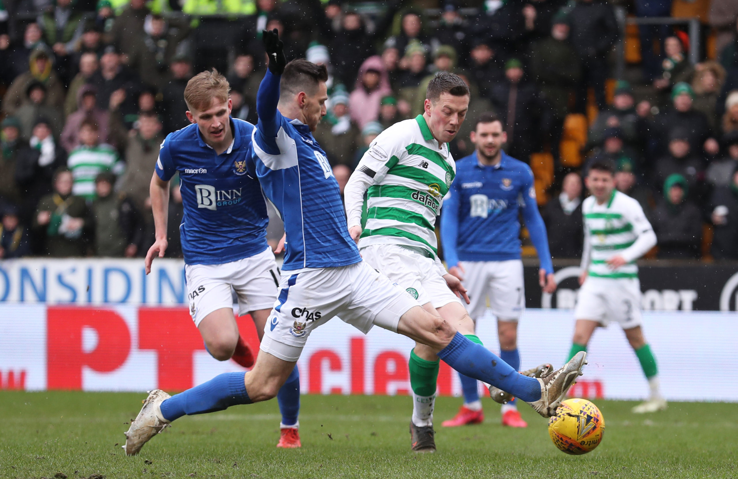 Celtic in action against St Johnstone last season