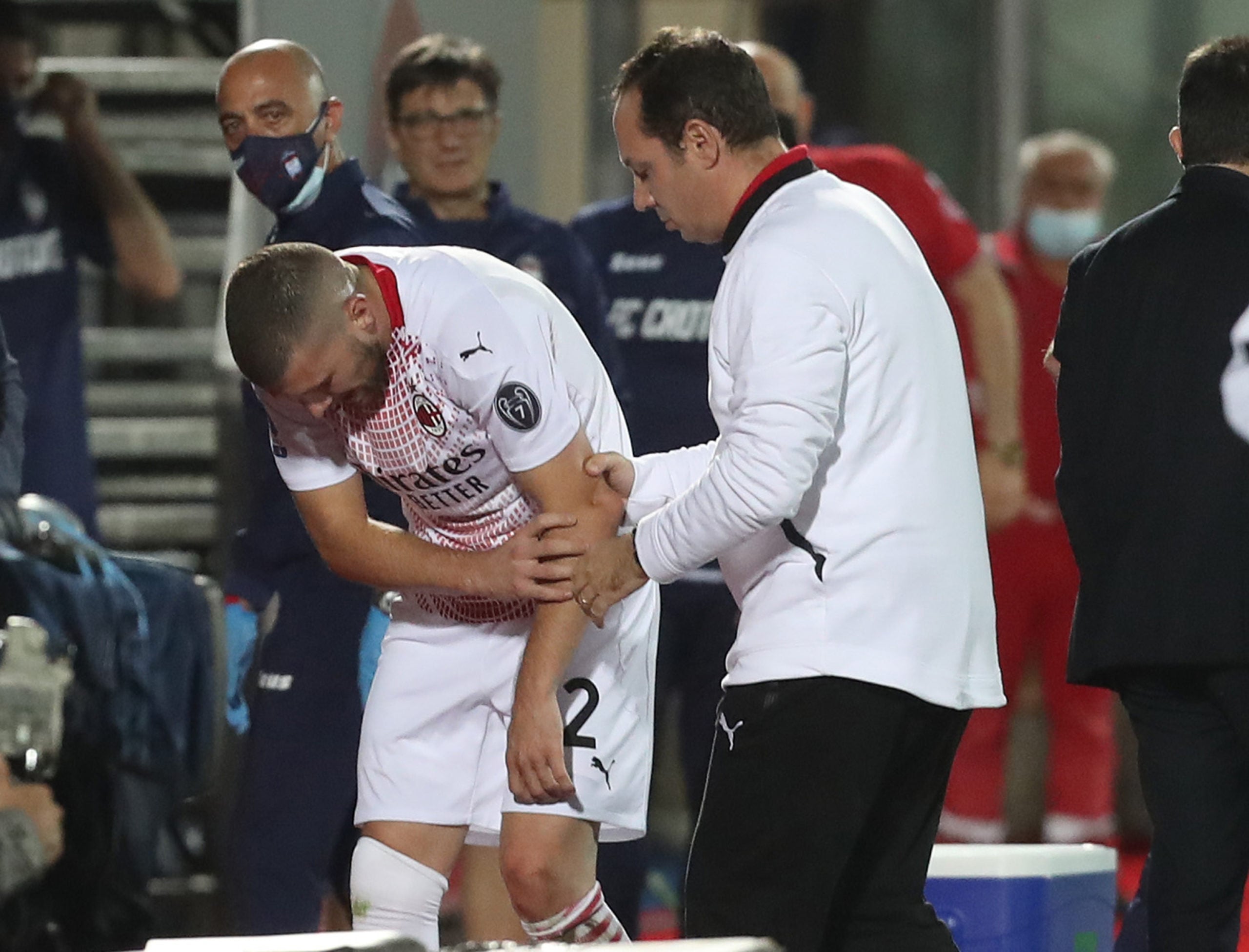 Ante Rebic is suffering from an elbow injury