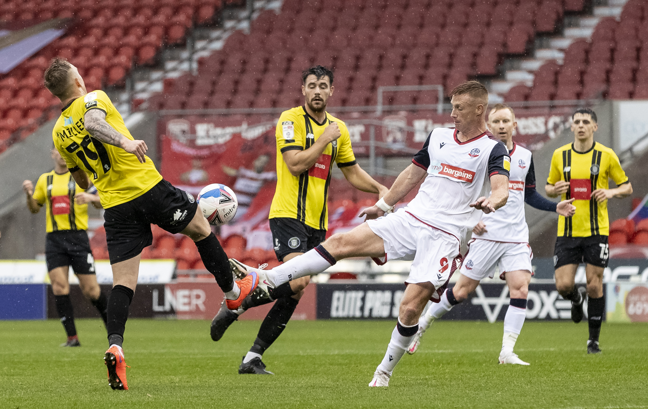 Calvin Miller battles away with Harrogate Town