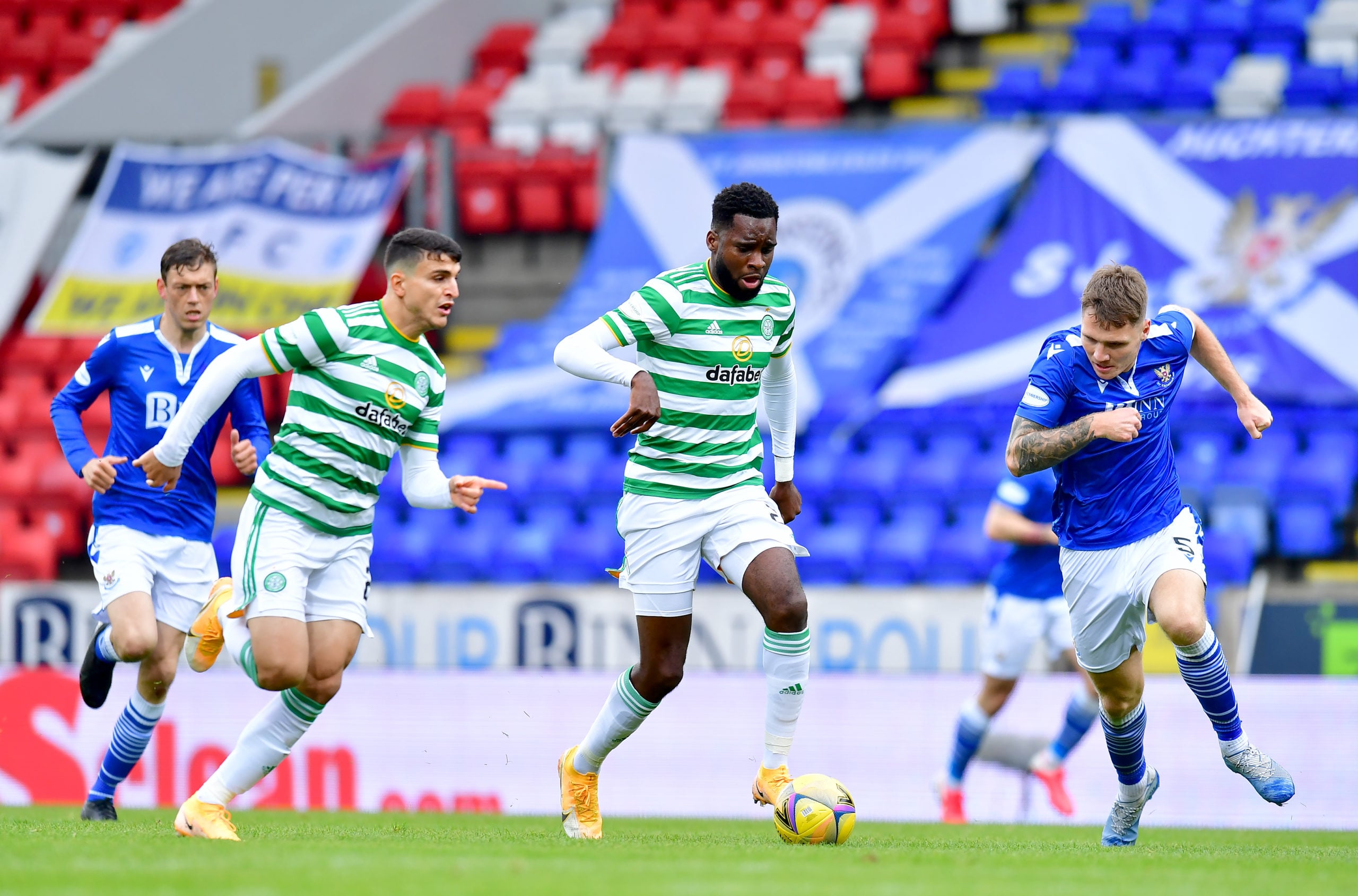 Celtic playing in Perth earlier this month