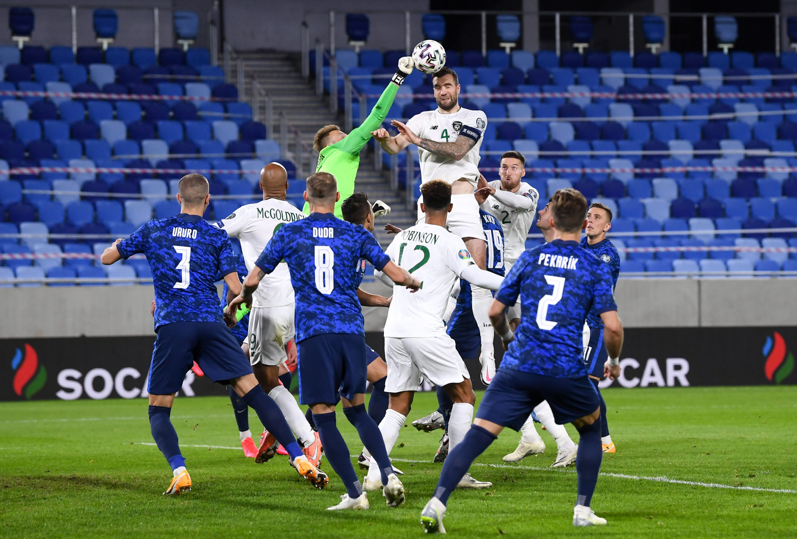 Shane Duffy rises in Slovakia