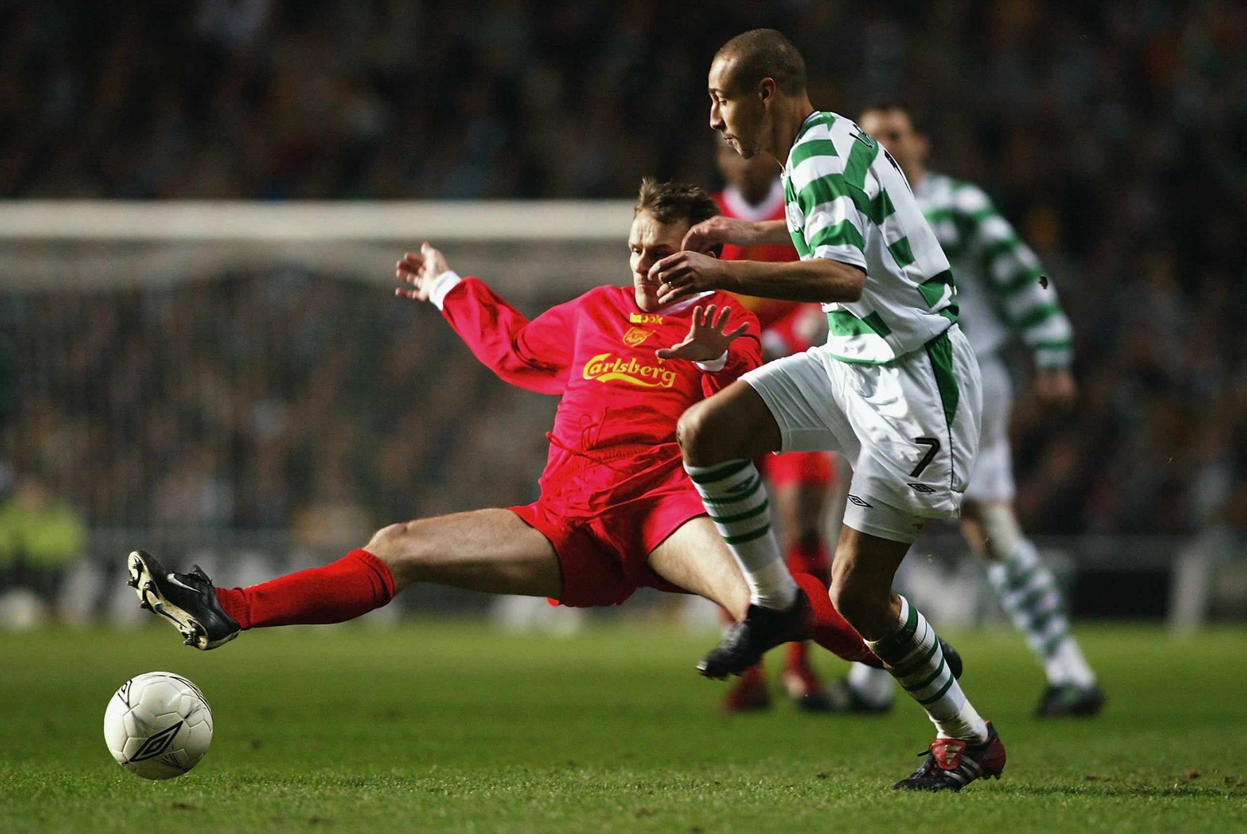Liverpool in action against Celtic