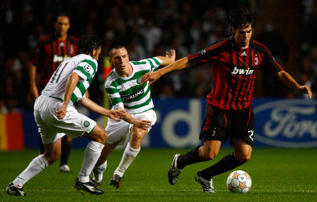 Kaka played at Celtic Park on several occasions