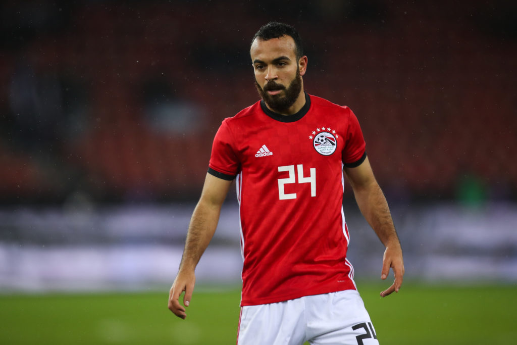 Reported Celtic target Mohamed Magdy in action for Egypt