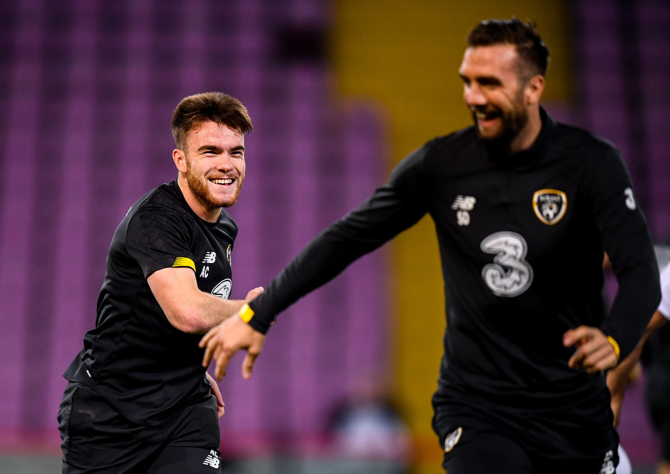 Aaron Connolly and Shane Duffy