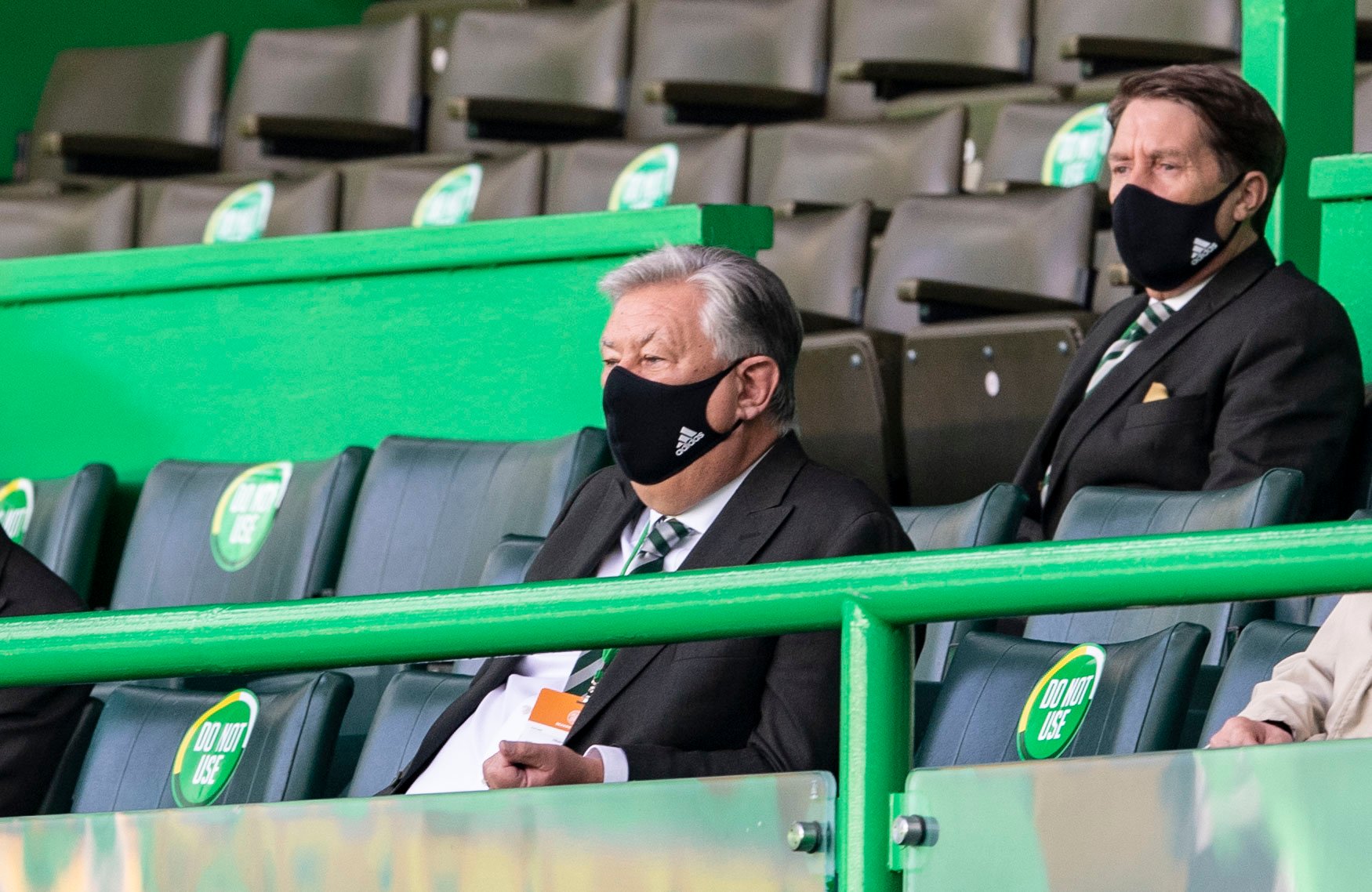 Peter Lawwell watches Celtic in action