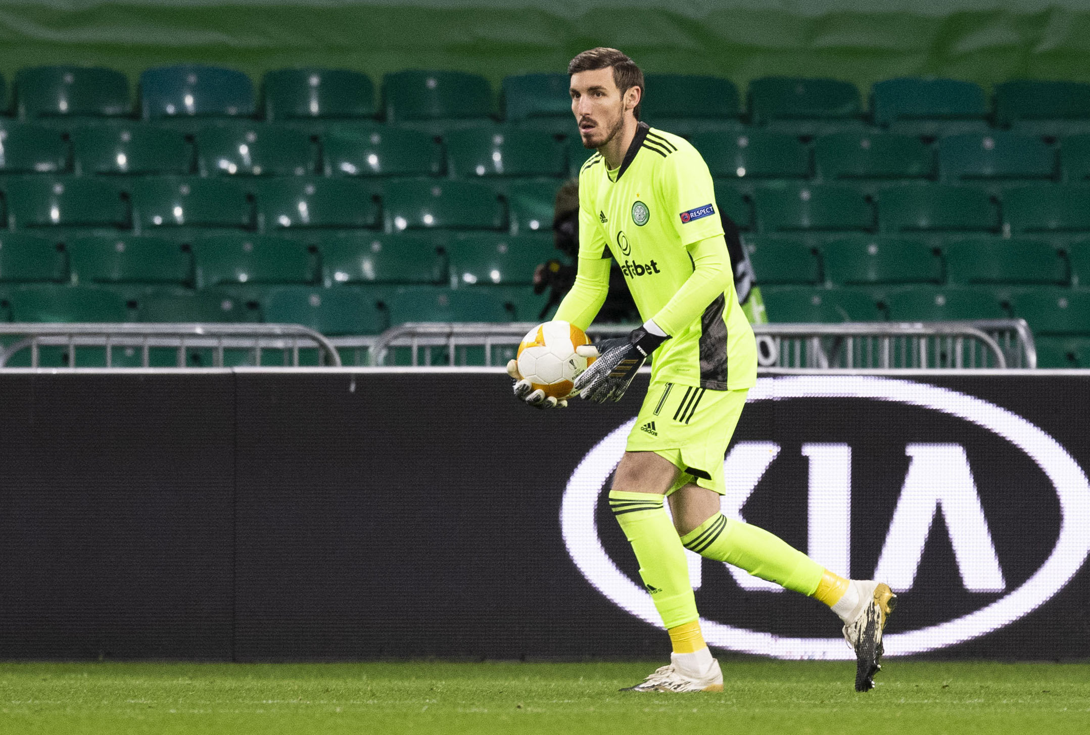 Celtic goalkeeper Vasilis Barkas