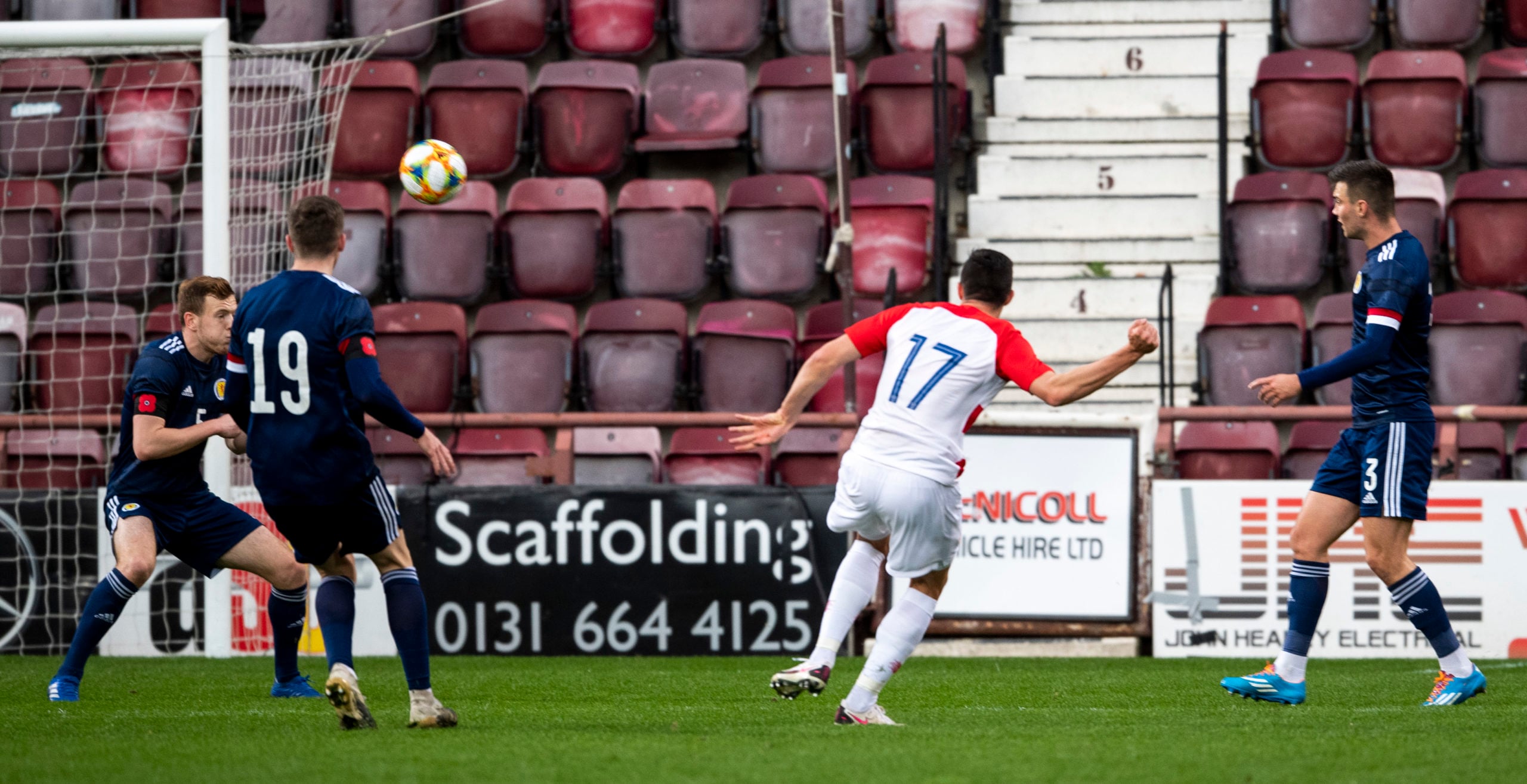 Scotland and Croatia battle at Tynecastle
