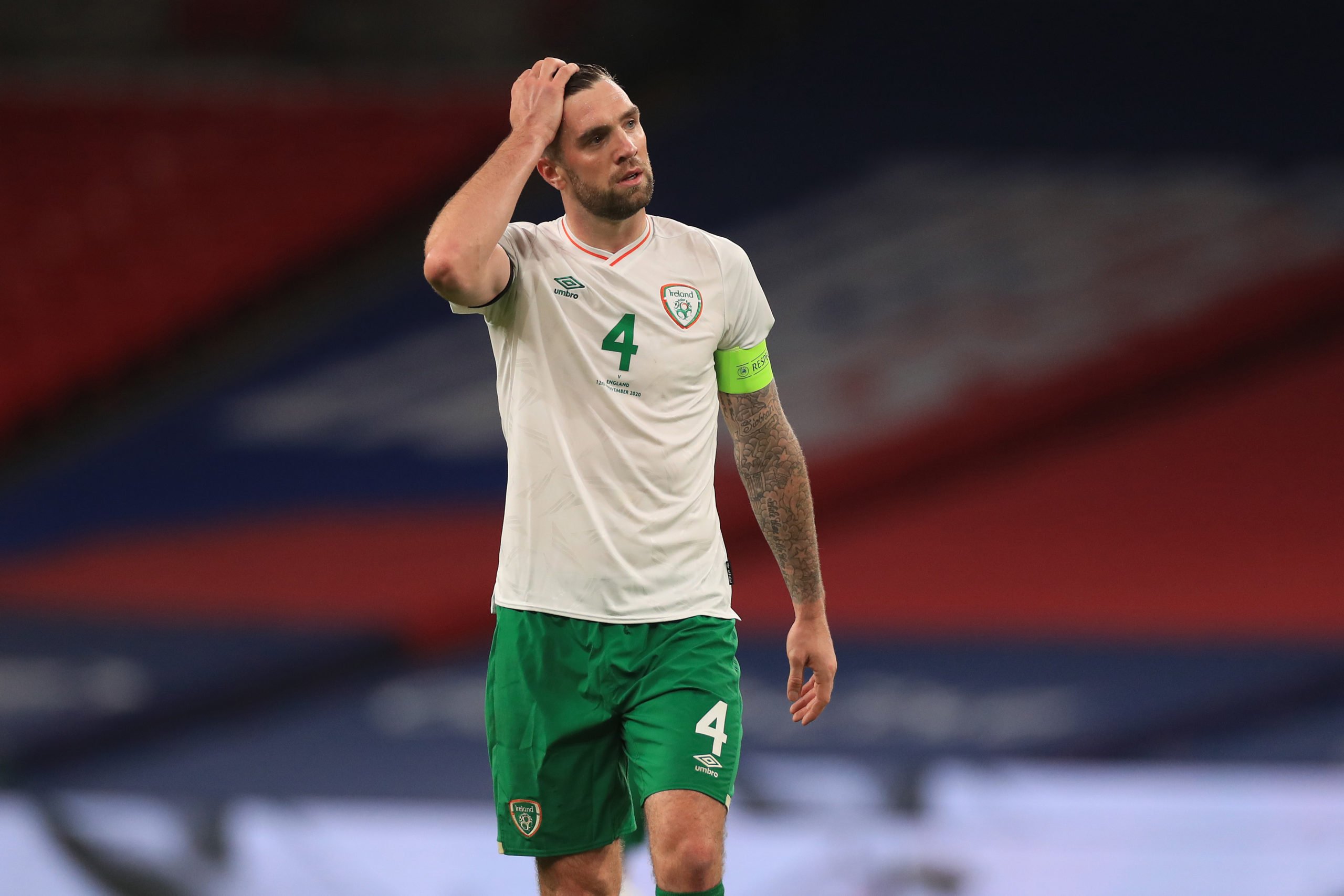 Celtic centre-back Shane Duffy has had a tough time of it
