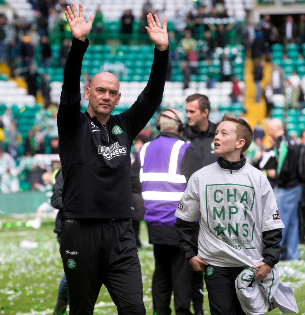 Celtic goalkeeping coach Stevie Woods