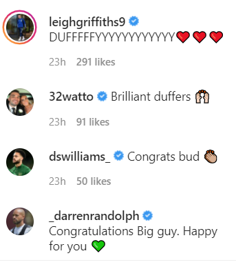 People react to Shane Duffy's Celtic post on Instagram