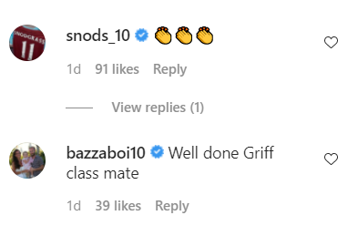 People react to Leigh Griffiths' Celtic post on Instagram