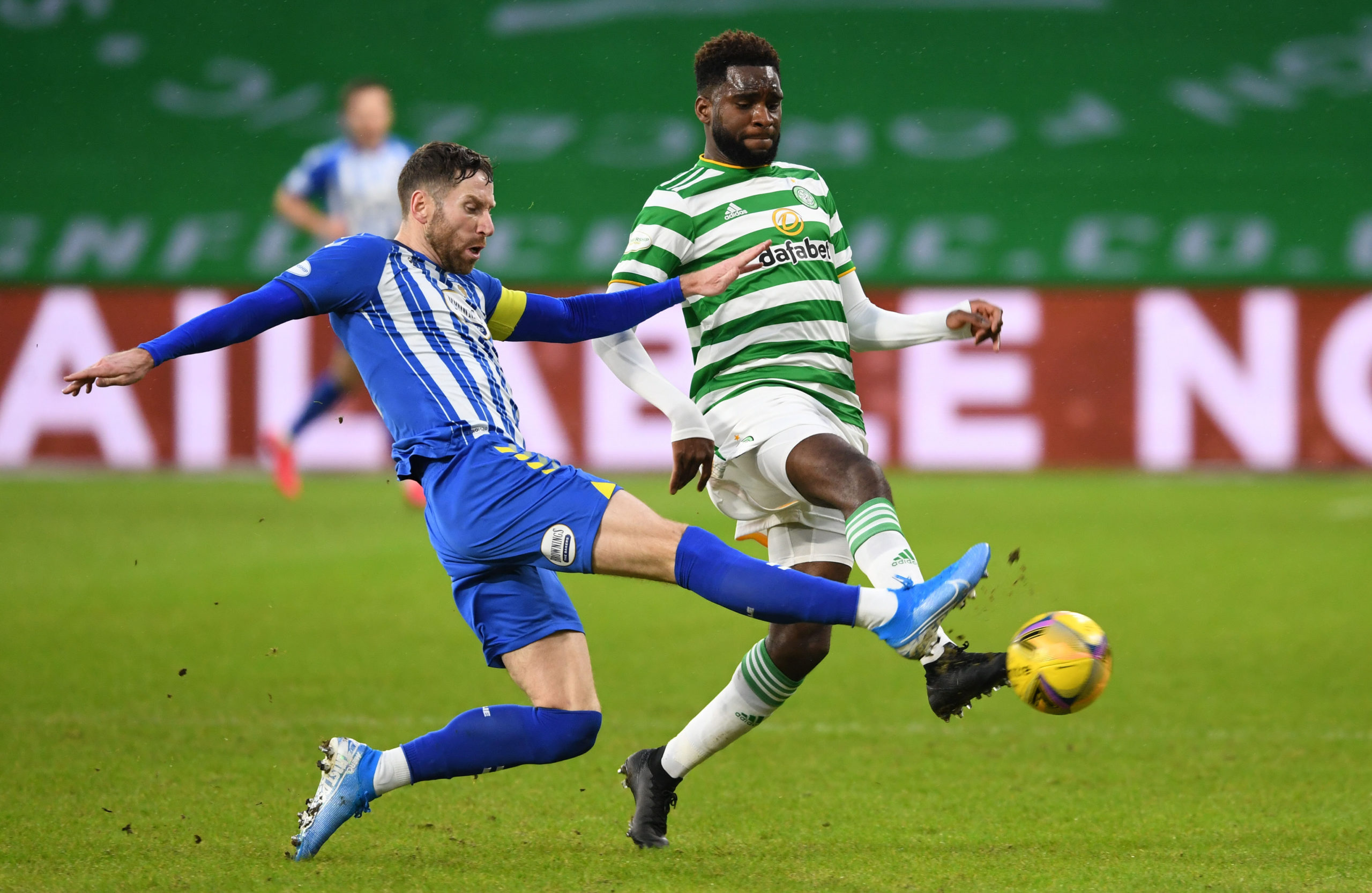 Odsonne Edouard in action for Celtic against Kilmarnock