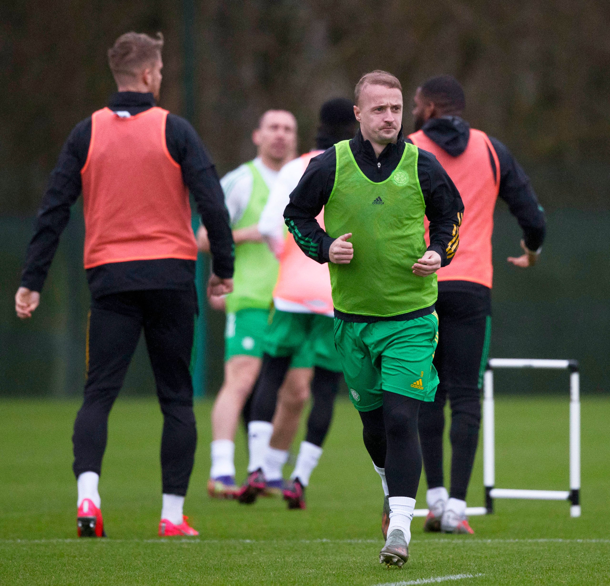 Leigh Griffiths in Celtic training on December 18th
