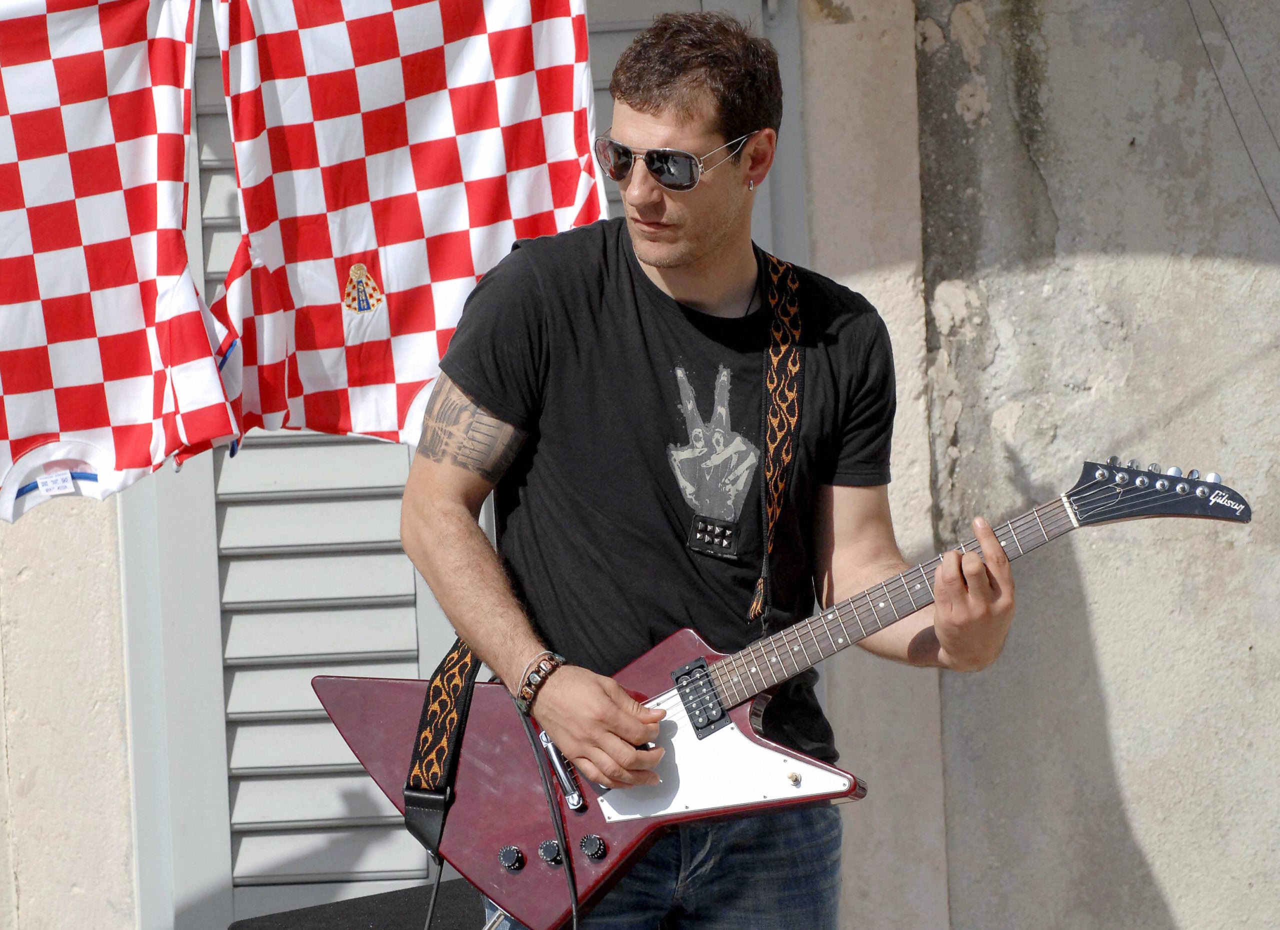Croatia's football coach Slaven Bilic pl