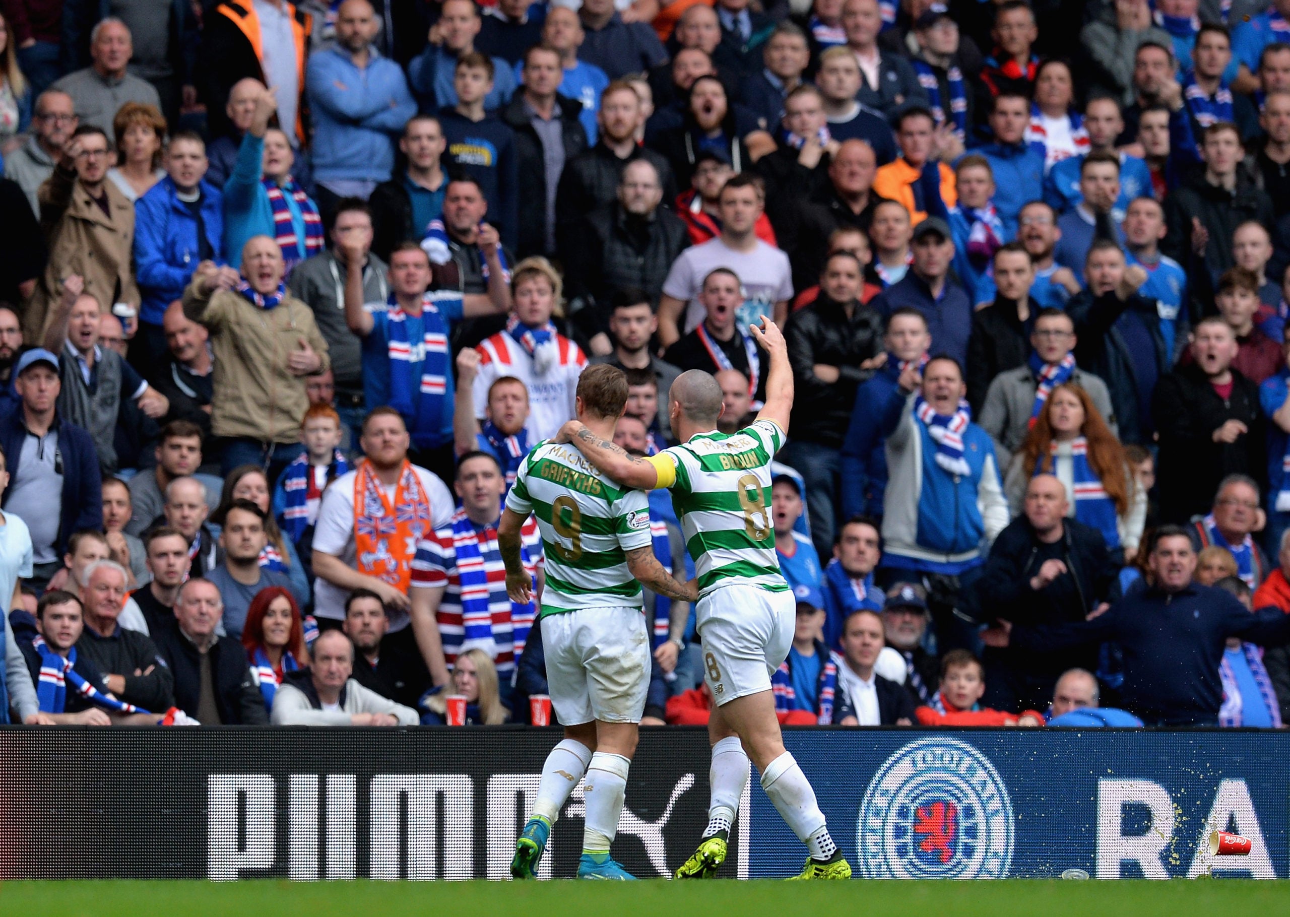 Leigh Griffiths has previous for Celtic at Ibrox