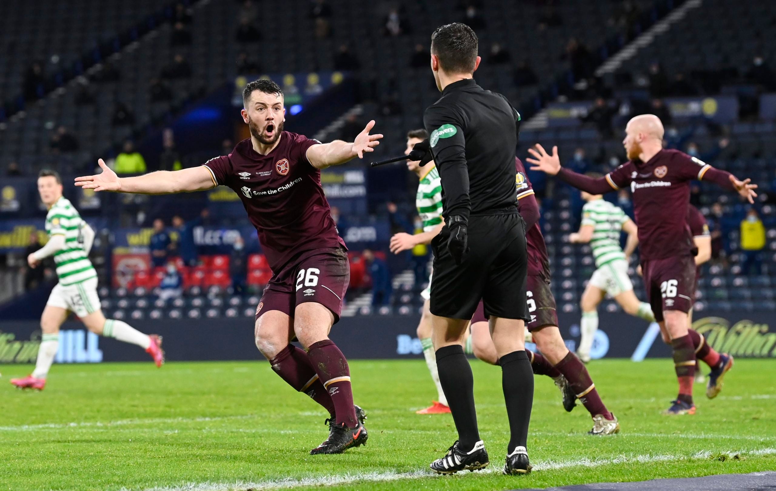 Goal-line technology was used at Hampden last month