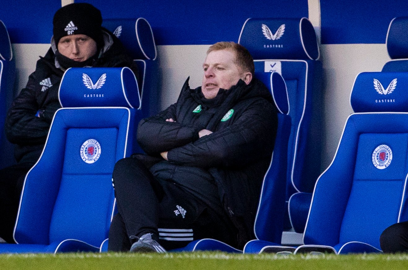 Celtic manager Neil Lennon at Ibrox