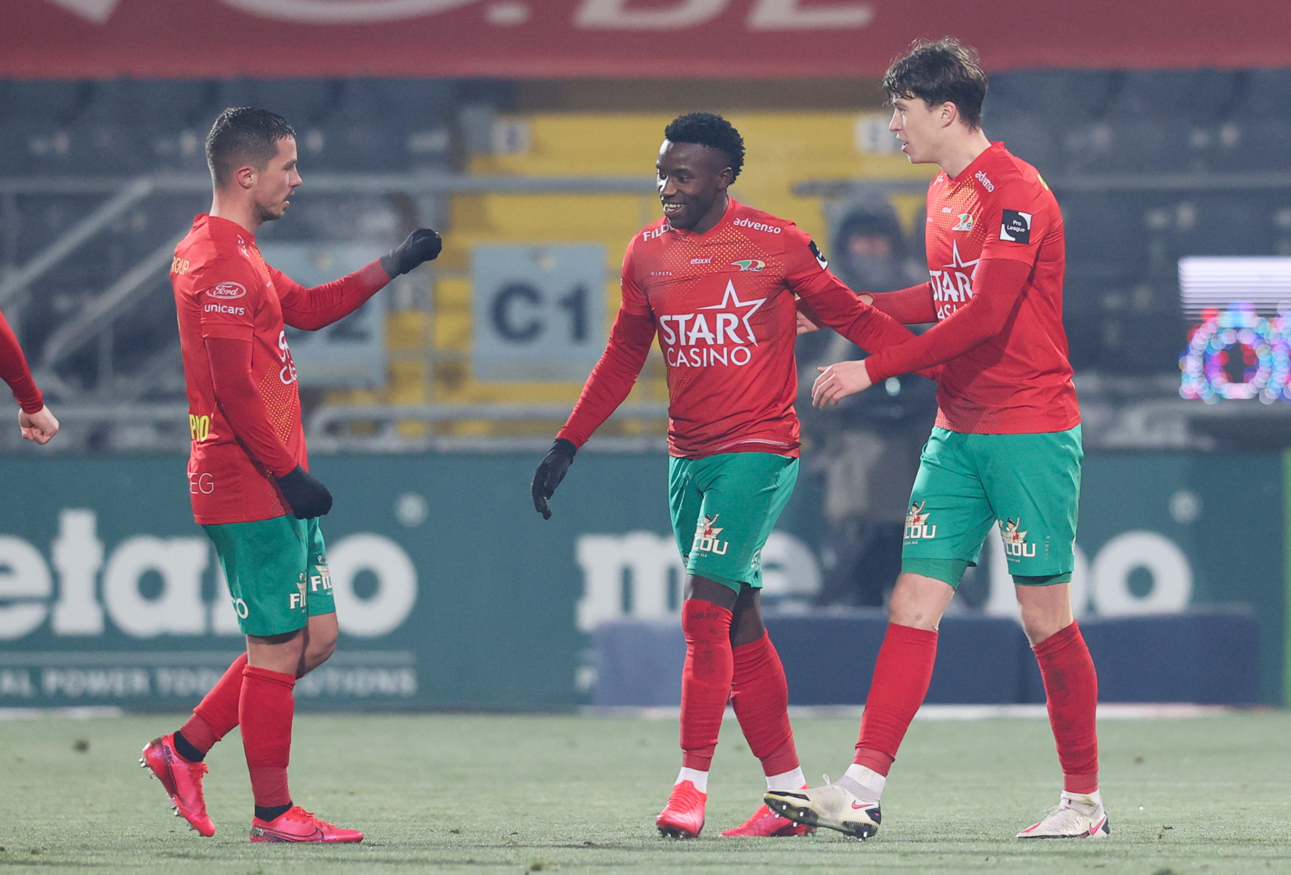 Celtic man Jack Hendry celebrates with Oostende