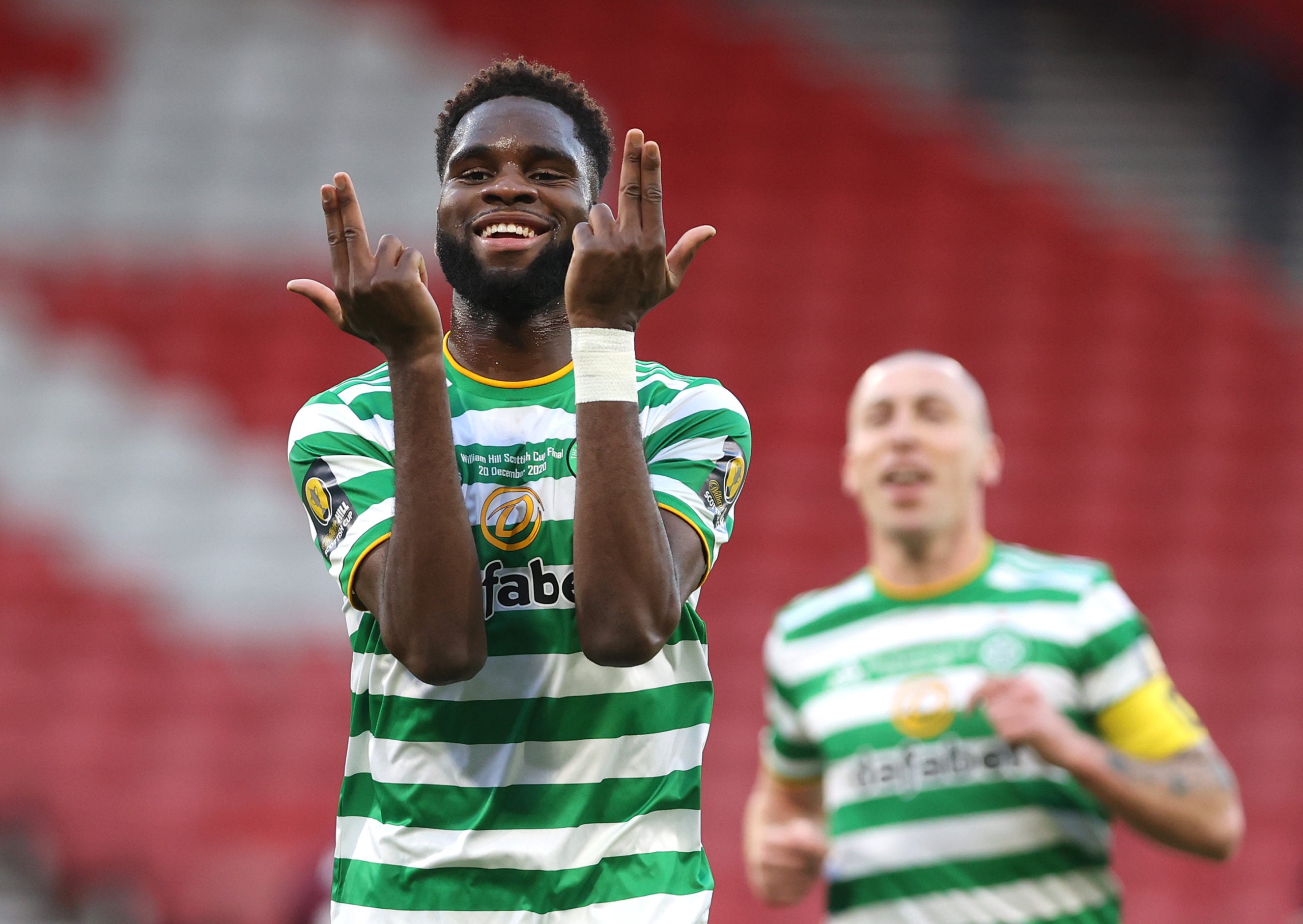 Odsonne Edouard is one of the self-isolating players at Celtic