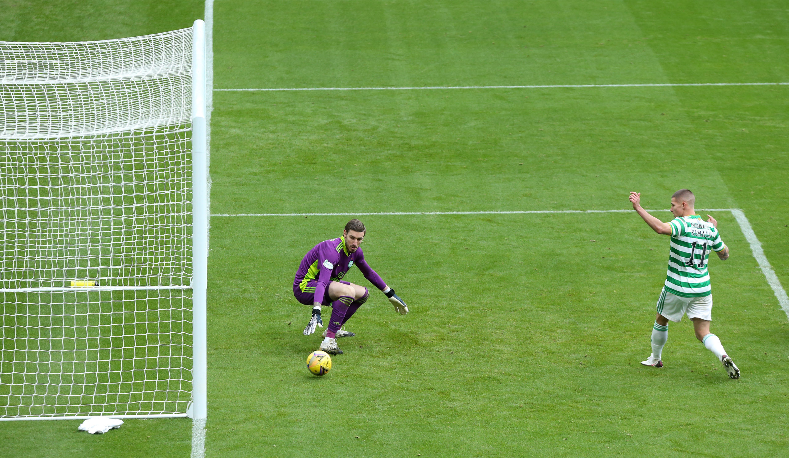 Celtic concede against Rangers
