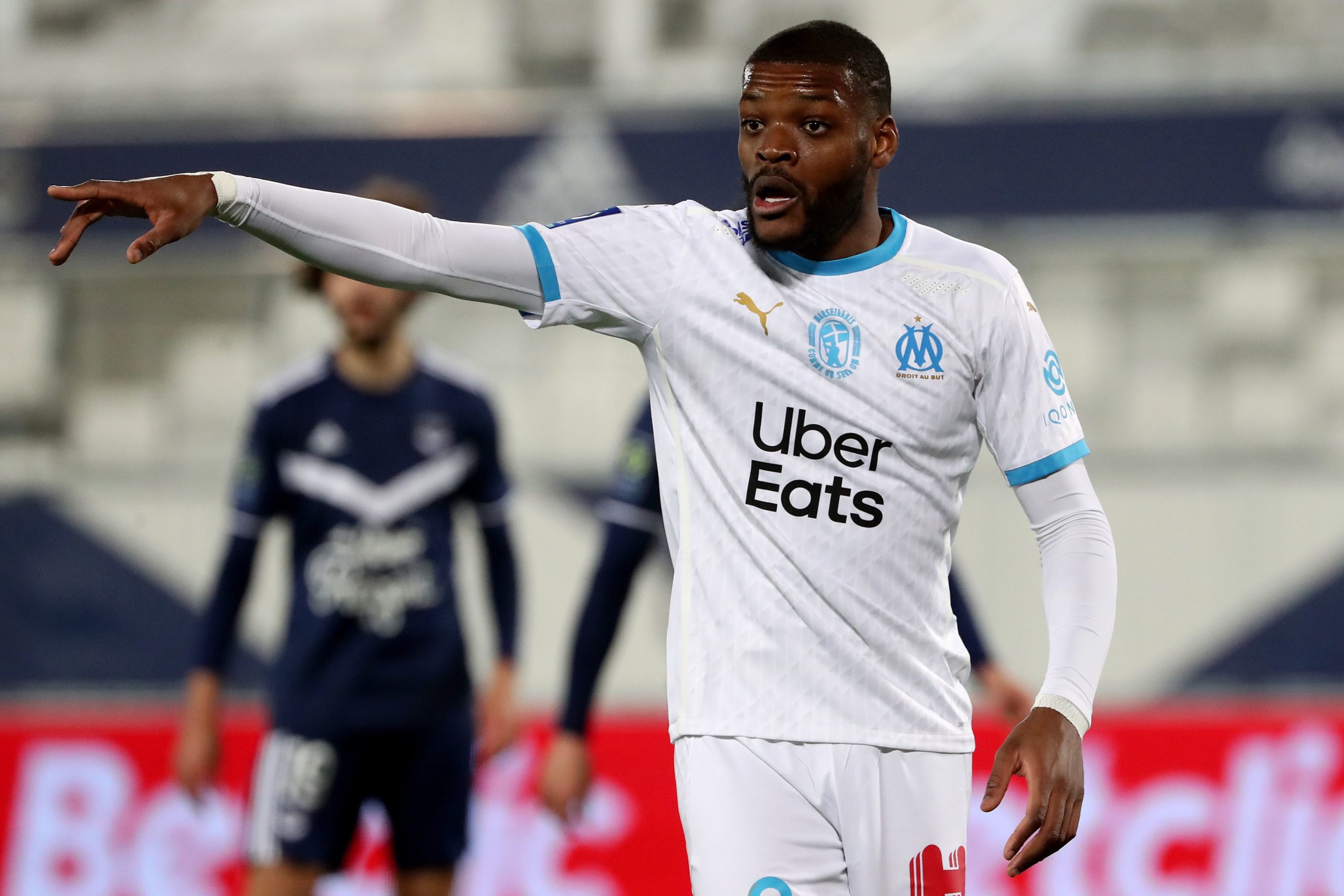 Olivier Ntcham in action for Marseille