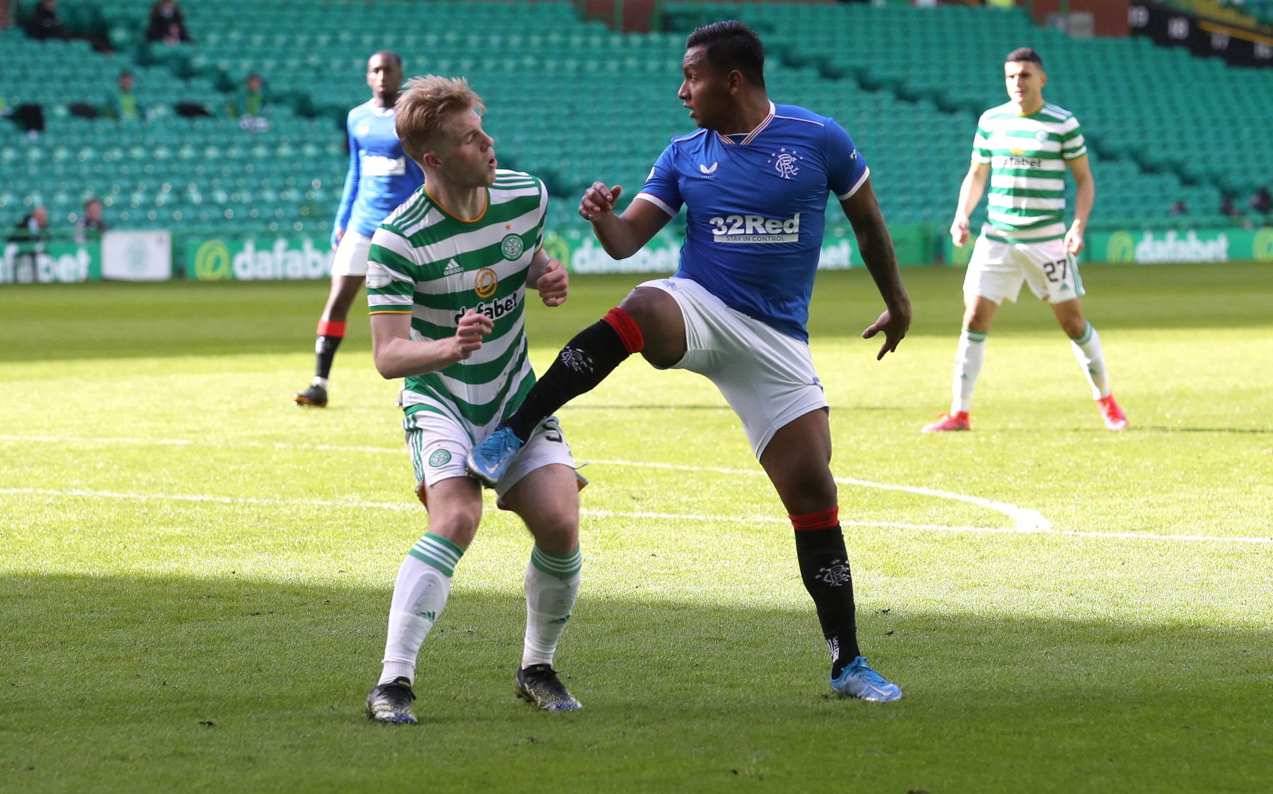 Stephen Welsh bossed it against Rangers today