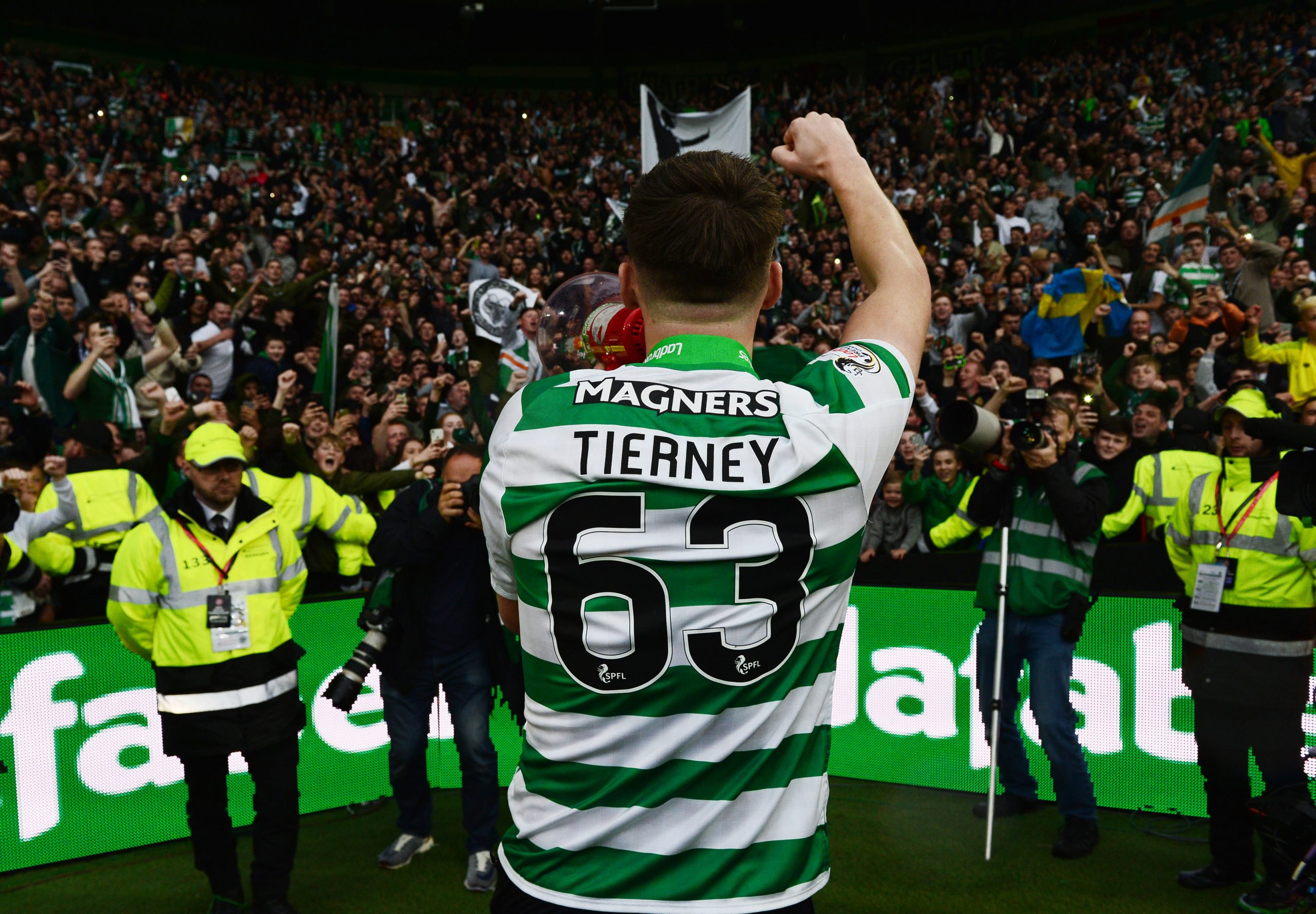 Celtic Academy product Kieran Tierney named amongst world's top 10 left-backs