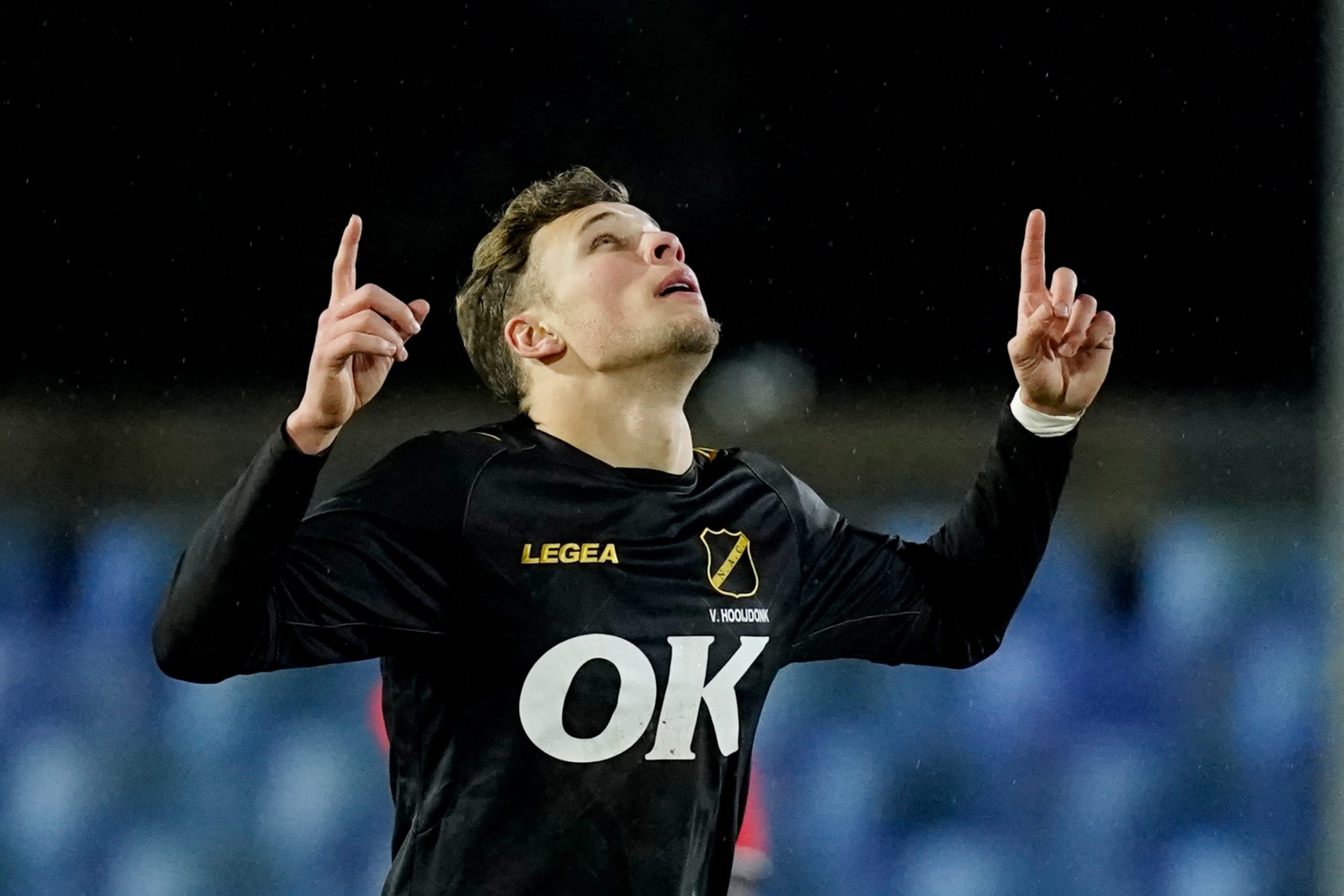 Sydney van Hooijdonk, son of ex-Celtic star Pierre, has ripped it up in Holland this season