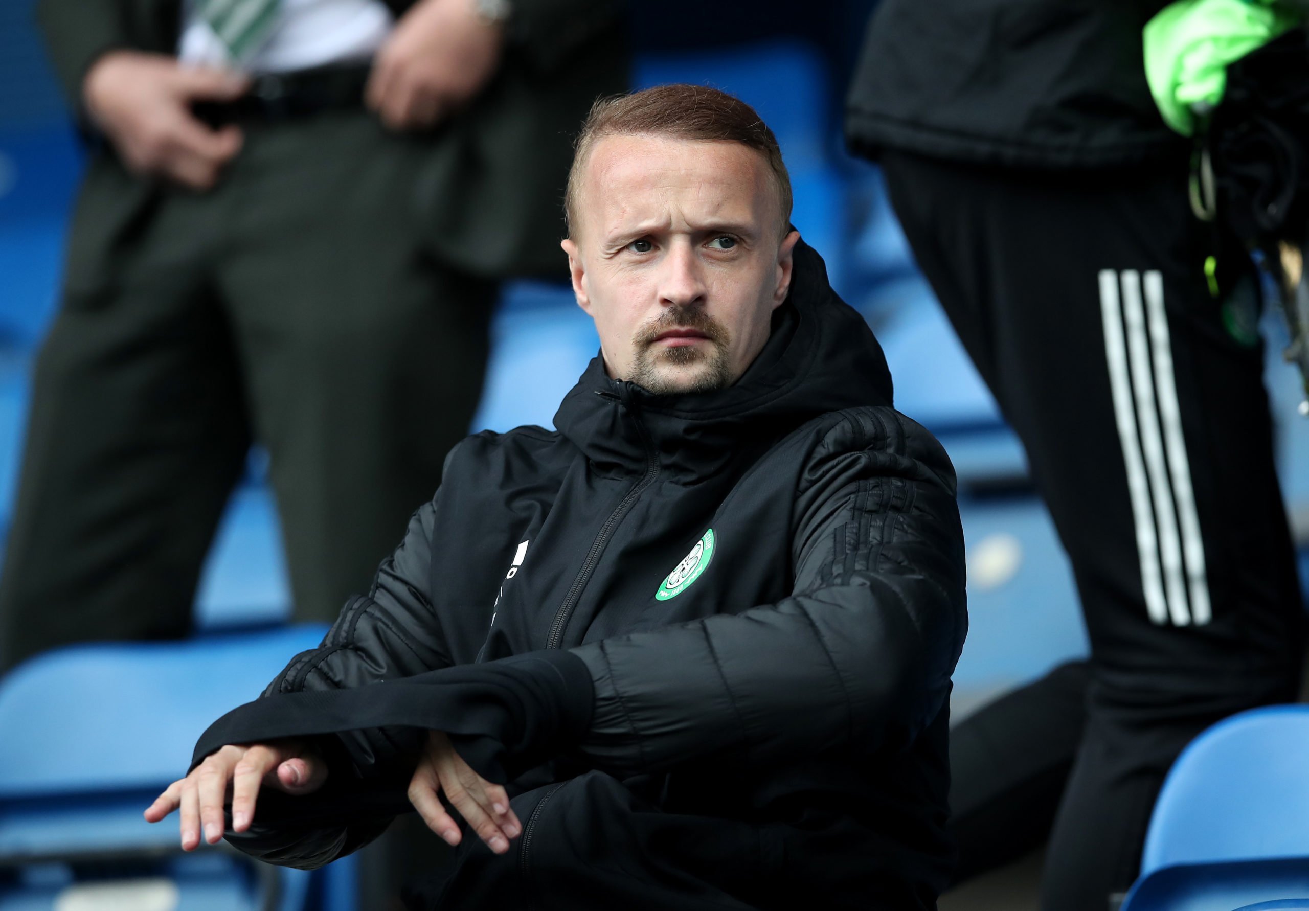 Celtic striker Leigh Griffiths says Ange Postecoglou is "keen" to keep him