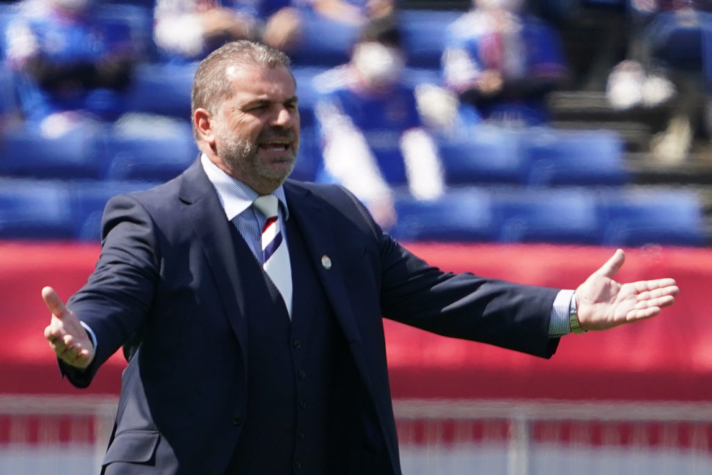 Ange Postecoglou during his Yokohama Marinos days