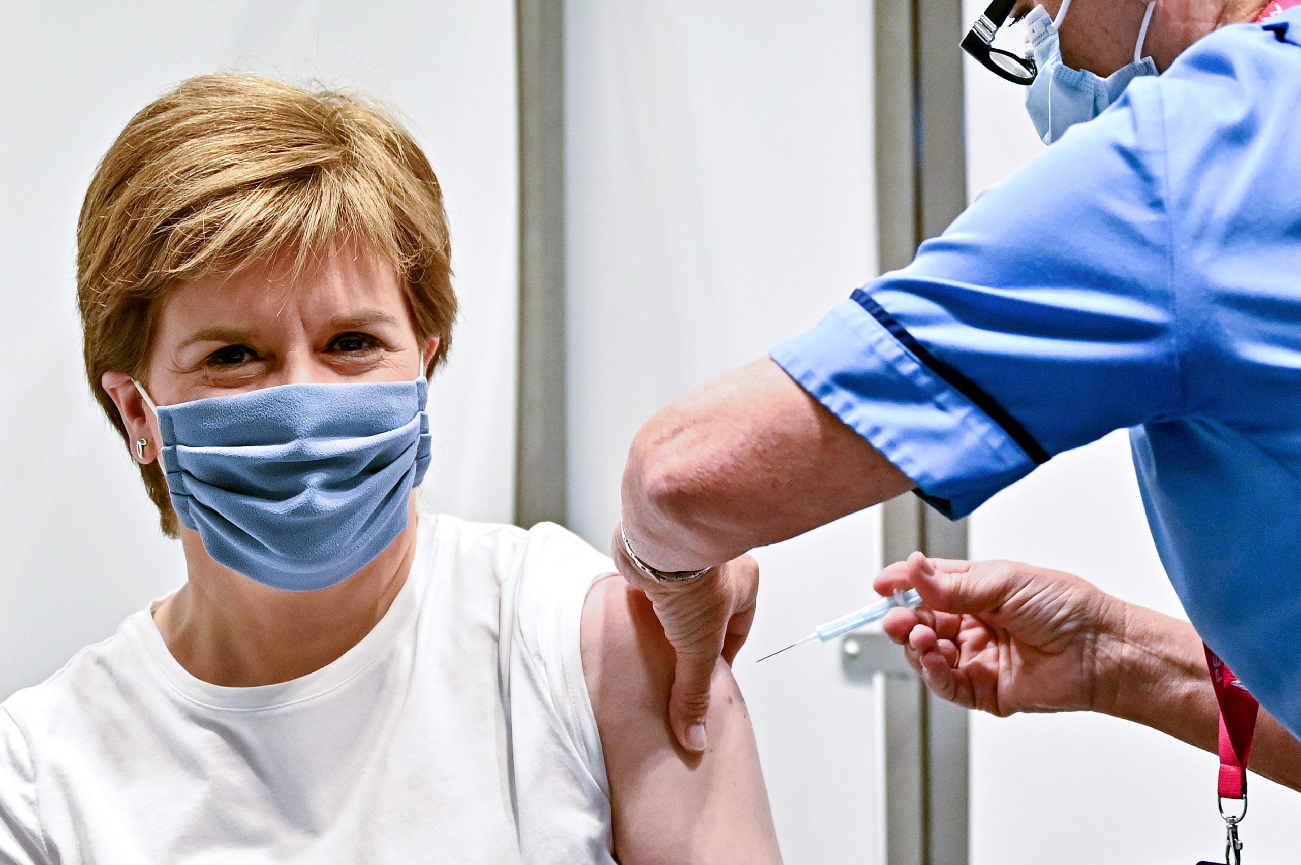 Nicola Sturgeon Receives Second Covid-19 Vaccine Dose