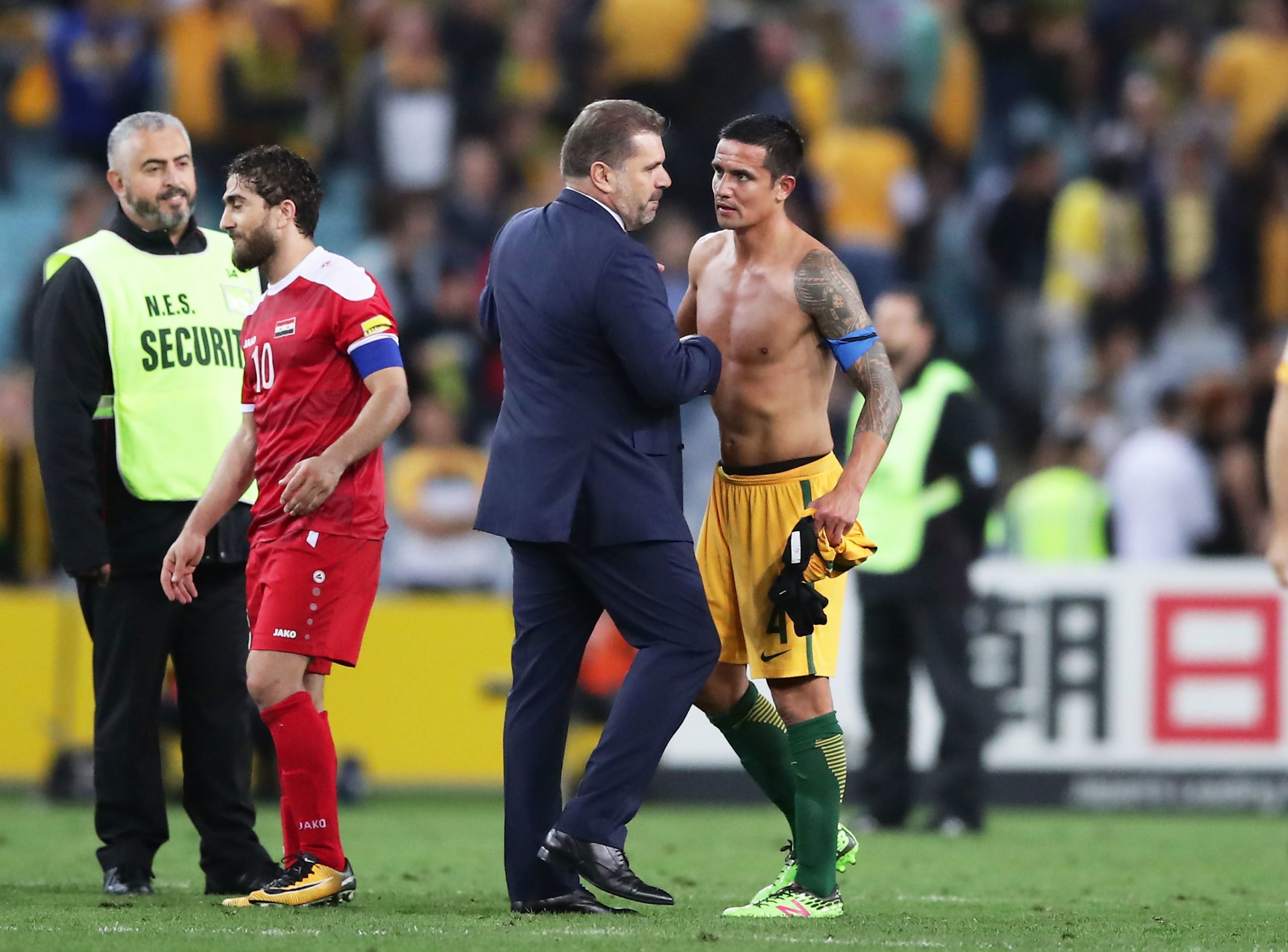 Celtic fans bombard Tim Cahill after good luck message to Postecoglou