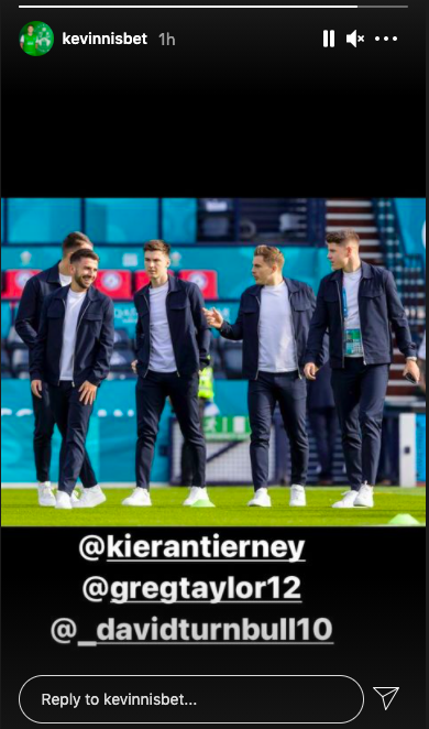 Instagram Kevin Nisbet Celtic