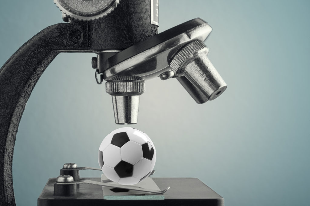 Microscope with Soccer Ball