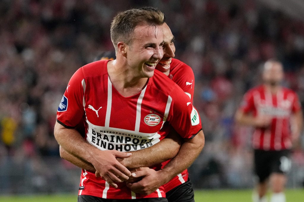 Eran Zahavi and Mario Gotze