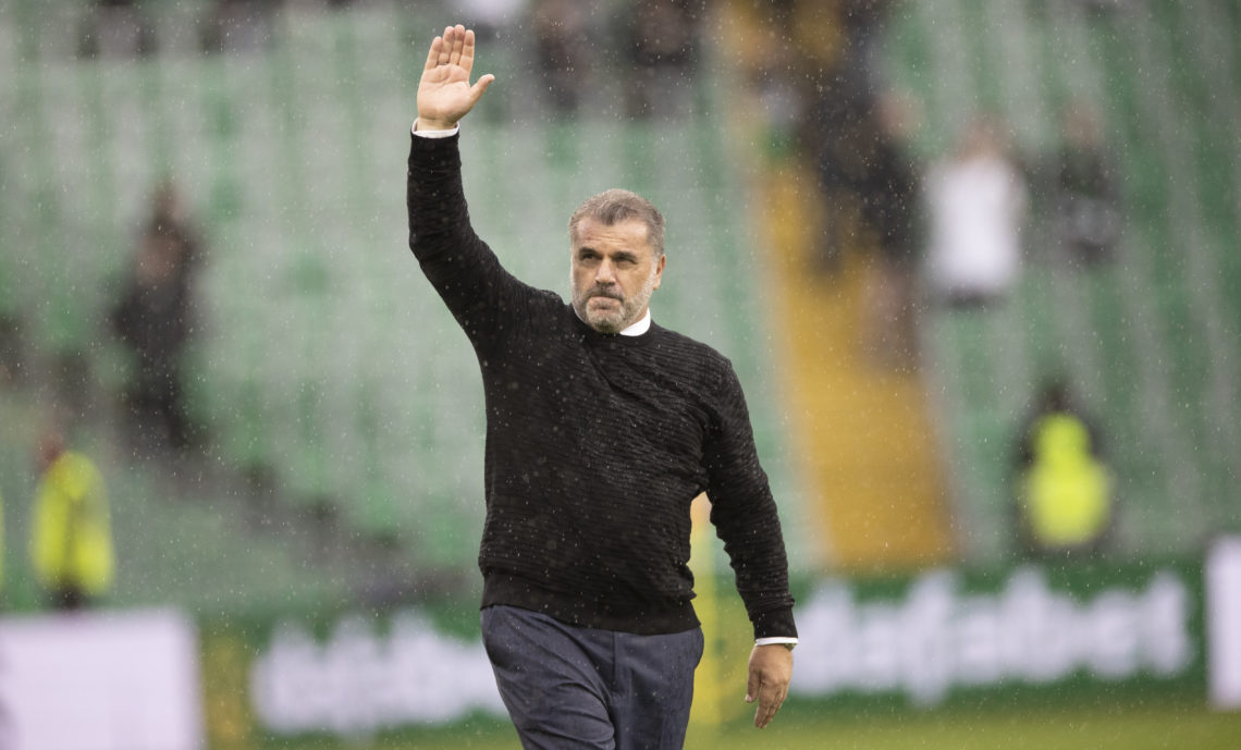 Ange Postecoglou delivers class response to today's Green Brigade banner at Celtic Park