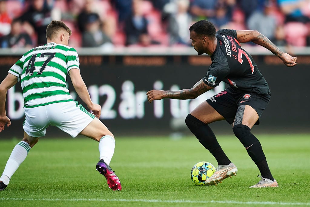 Celtic youngster Dane Murray showed up well in Midtjylland