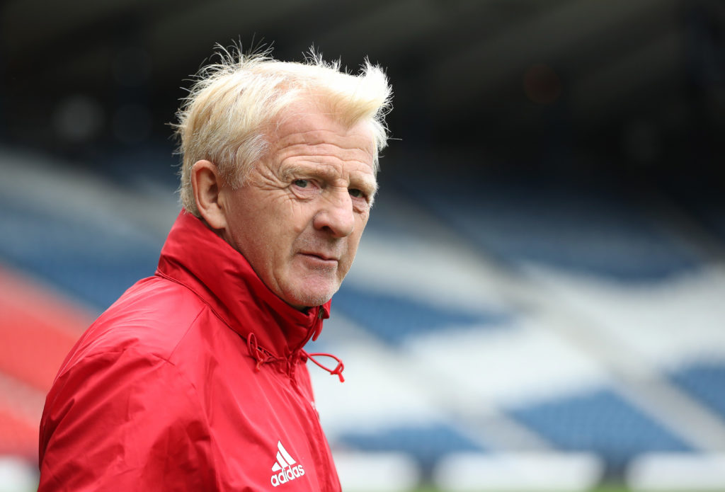 Gordon Strachan as the manager of Scotland in 2017.