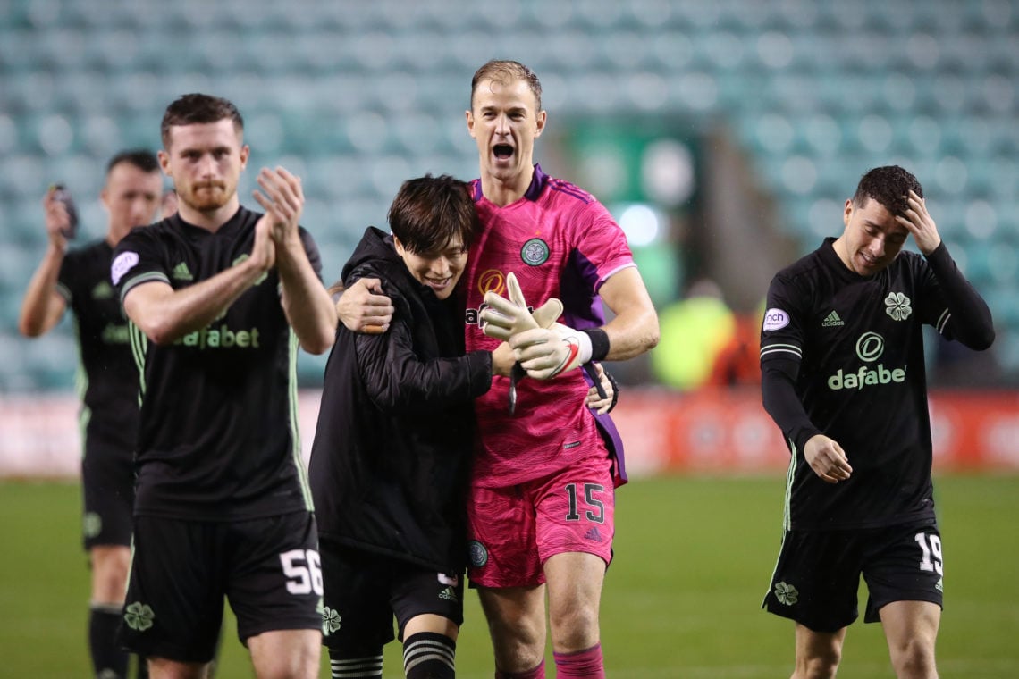 How Celtic man Joe Hart reacted to praise from teammates after vital Hibs saves